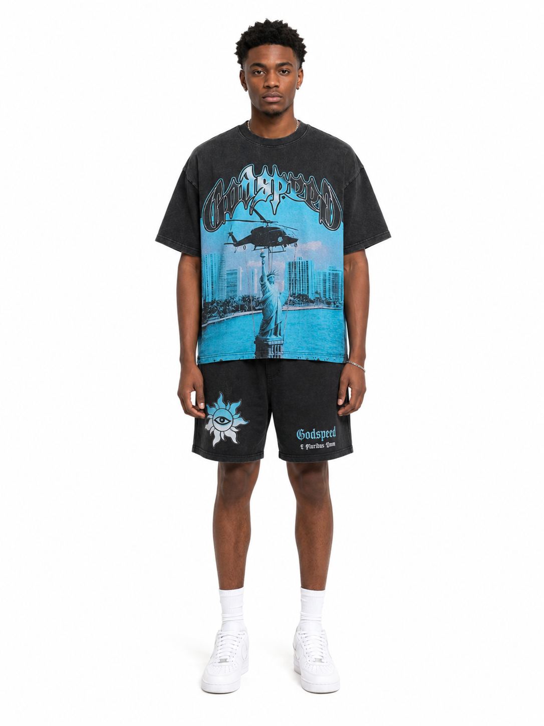 Godspeed Black Liberty Lift Graphic T-Shirt 1116# 