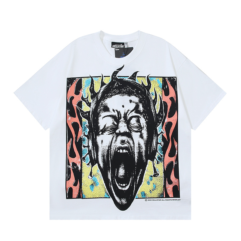Hellstar Screaming Face Short Sleeve T-Shirt