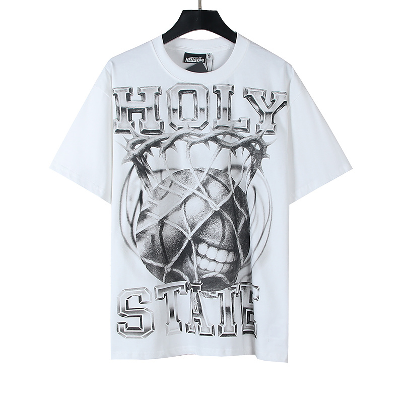 Hellstar Holy State Short Sleeve T-shirt grey