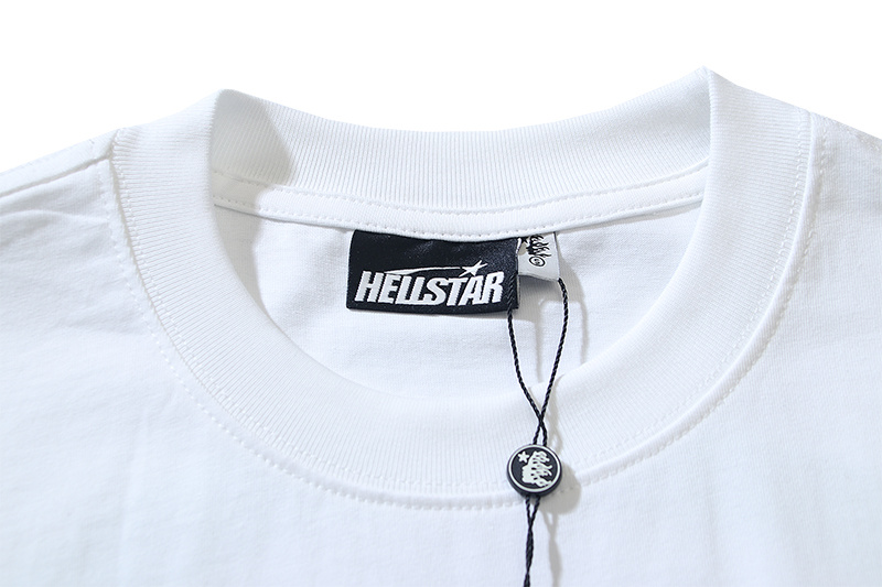 Hellstar White Neon Flash Short Sleeve T-shirt Green