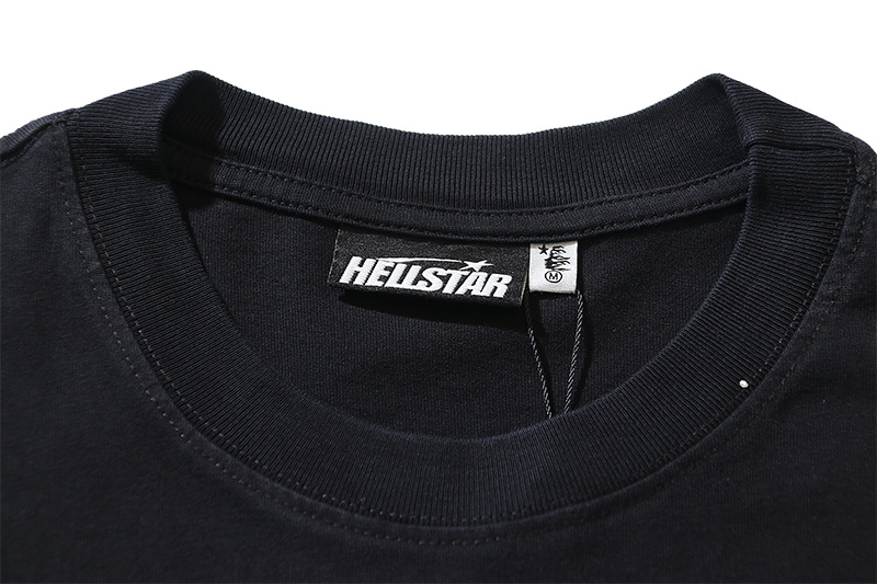 Hellstar Black Pink Logo Short Sleeve T-shirt