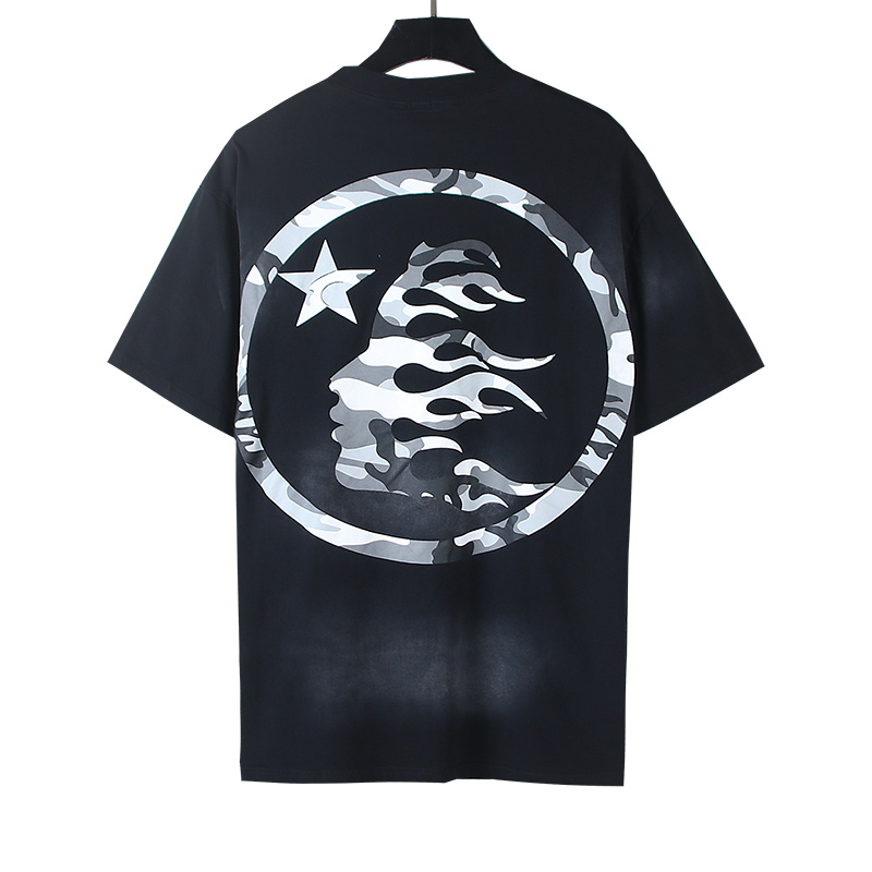Hellstar Camo Bar Short Sleeve Tee