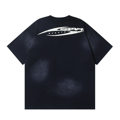 Hellstar Washed Black Short Sleeve T-shirt 02