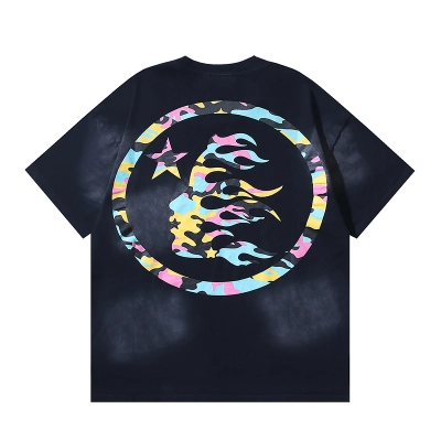 Hellstar Rainbow Glow Graphic Short Sleeve T-shirt 02