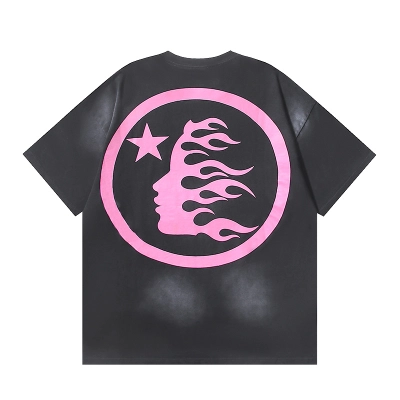 Hellstar Black Pink Short Sleeve T-Shirt 02