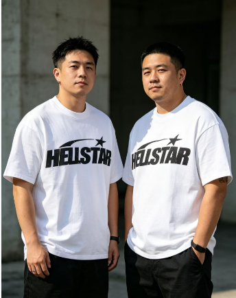 Hellstar  Health Style Letter Short Sleeve