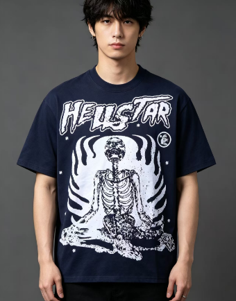 Hellstar  Health Style Skull Character Short Sleeve
