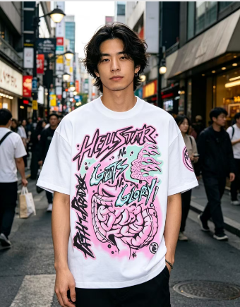 Hellstar h110 Health Style Graffiti Short Sleeve
