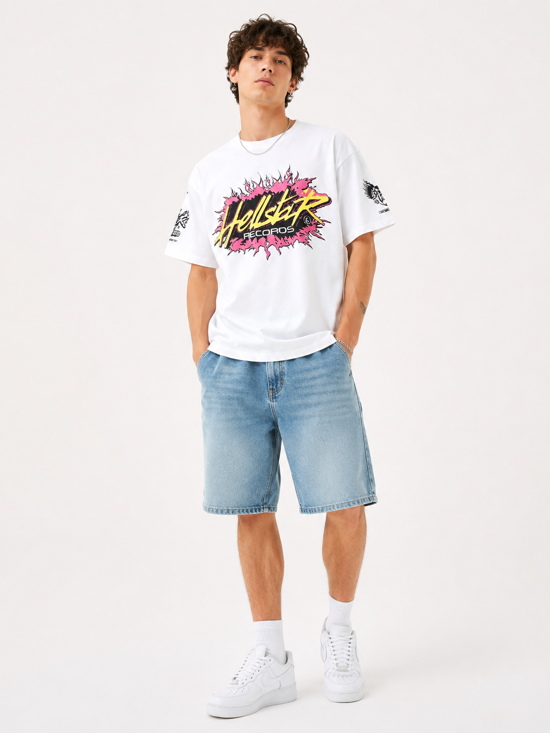Hellstar High-Street Cotton Loose Short Sleeve T-Shirt