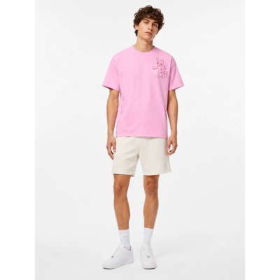 Loewe Porcelain Cat Short Sleeve Tee Pink Cat Embroidery 01