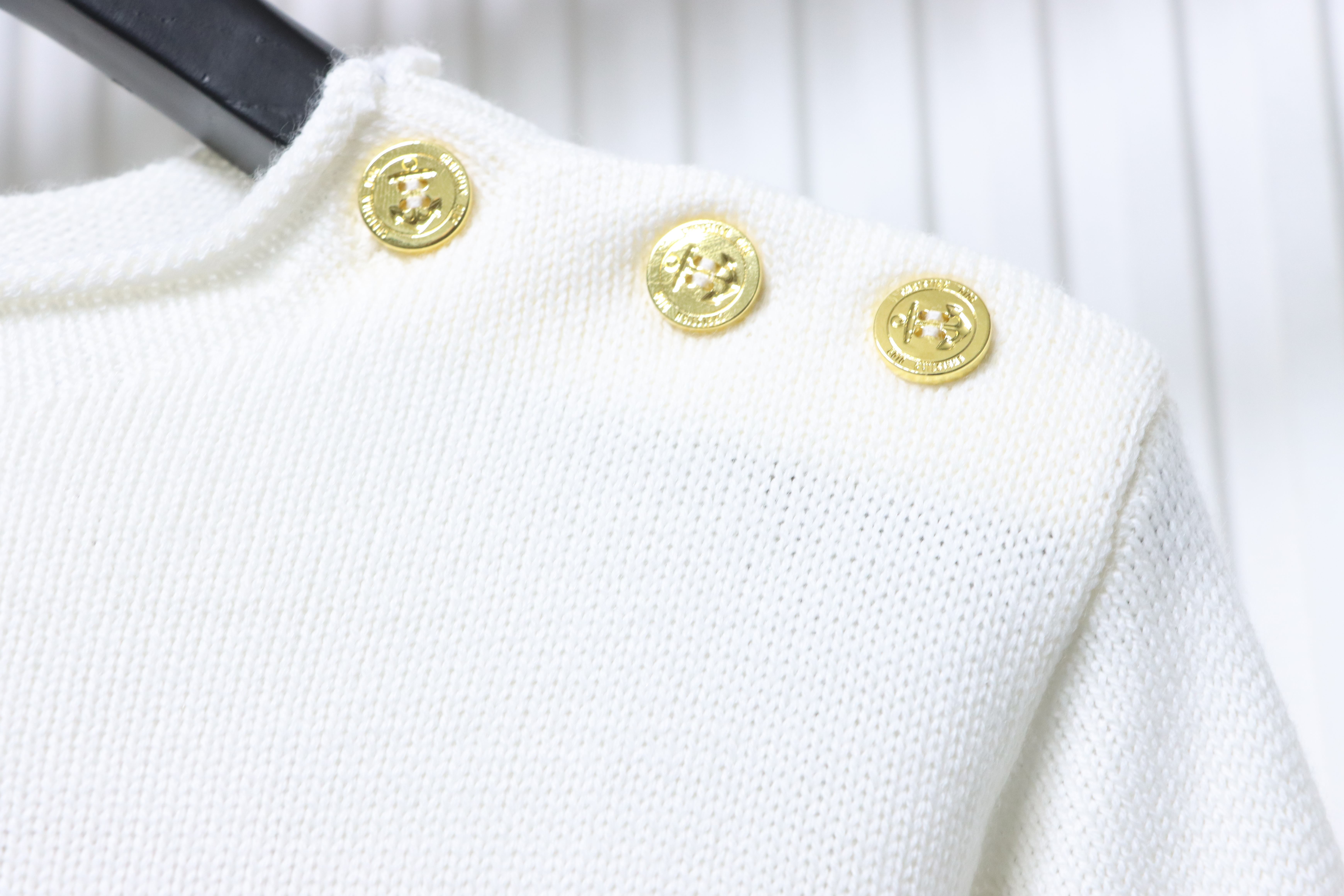 Christian Dior Bee Gold Thread Cashmere Knit Sweater