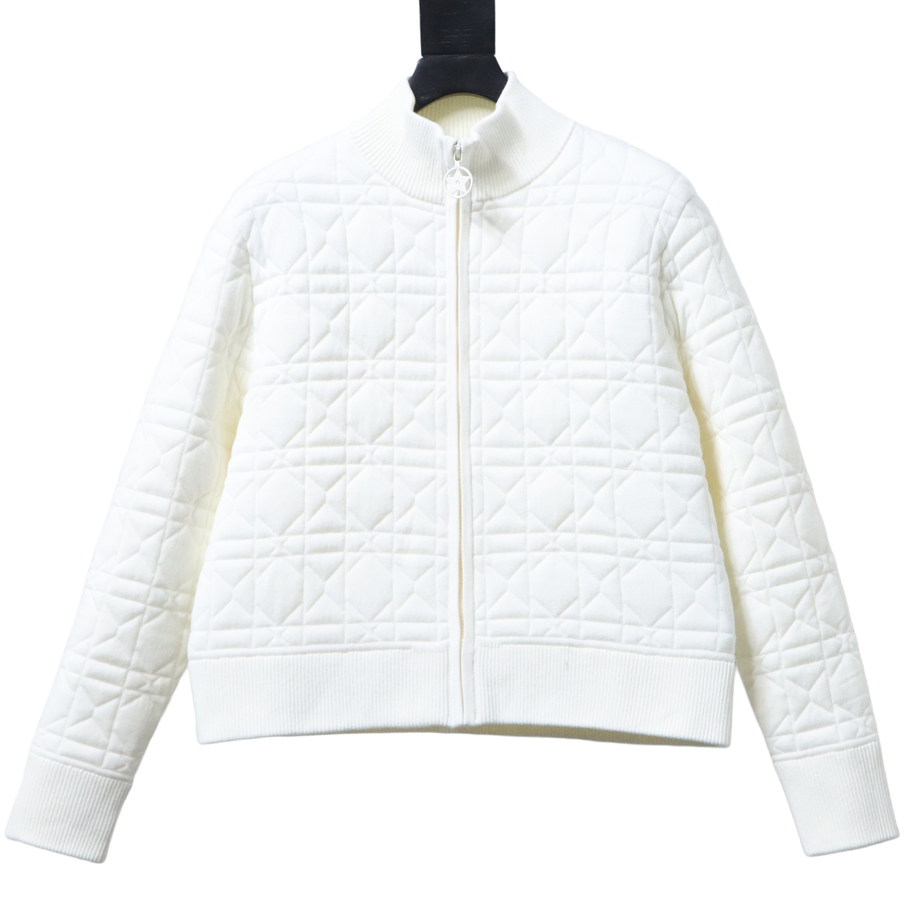 Christian Dior Diamond Quilted Silk Wool Jacket