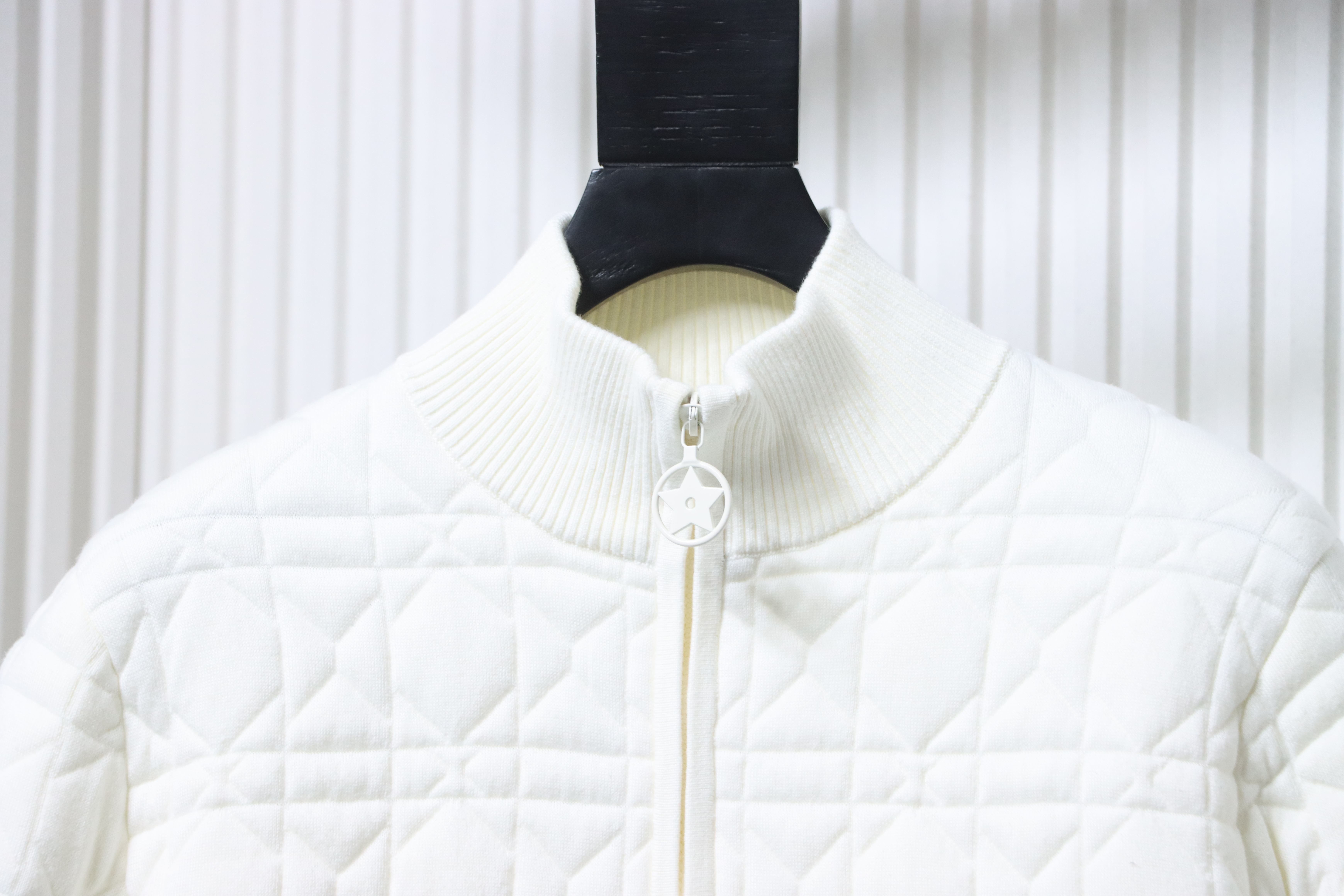 Christian Dior Diamond Quilted Silk Wool Jacket