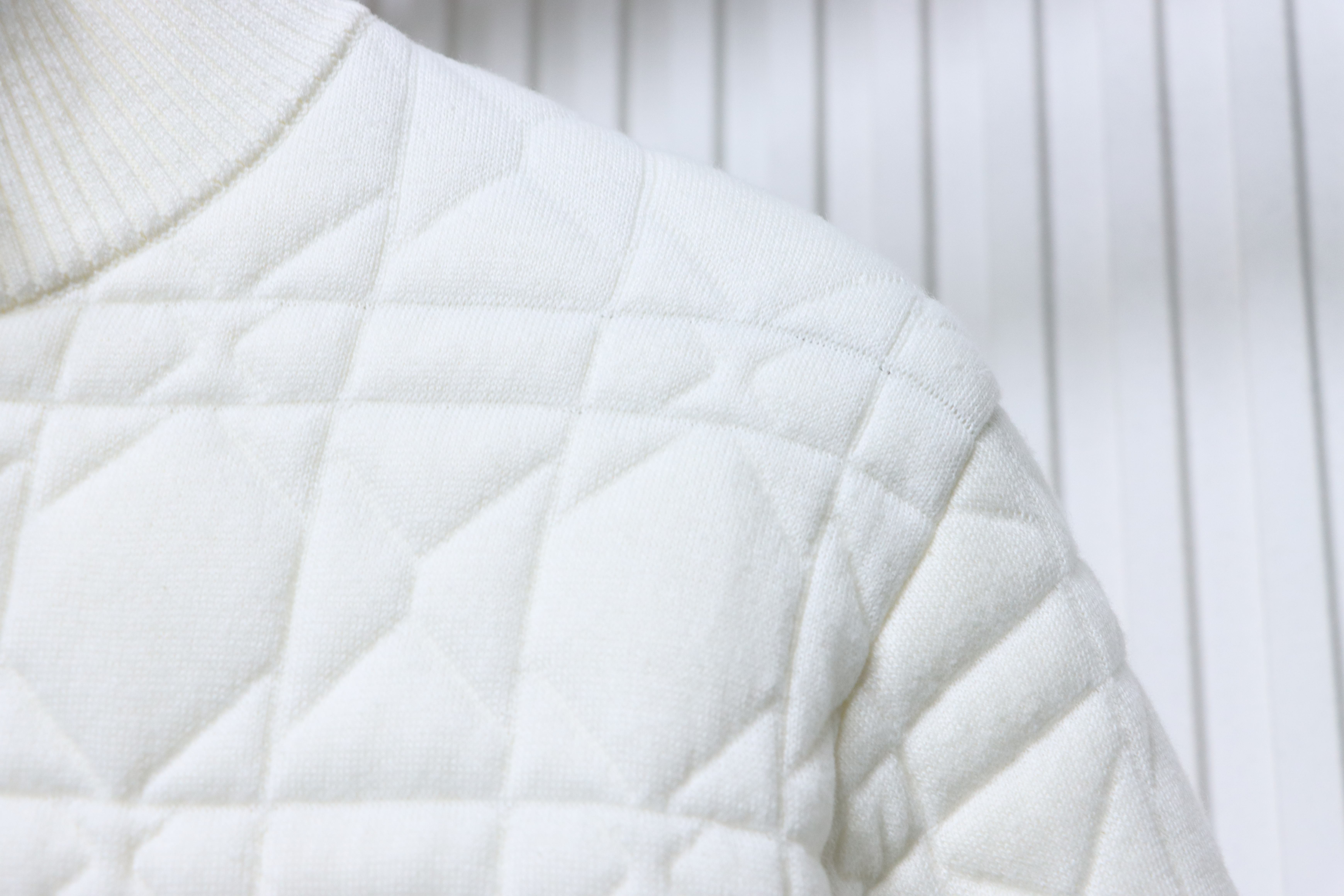 Christian Dior Diamond Quilted Silk Wool Jacket