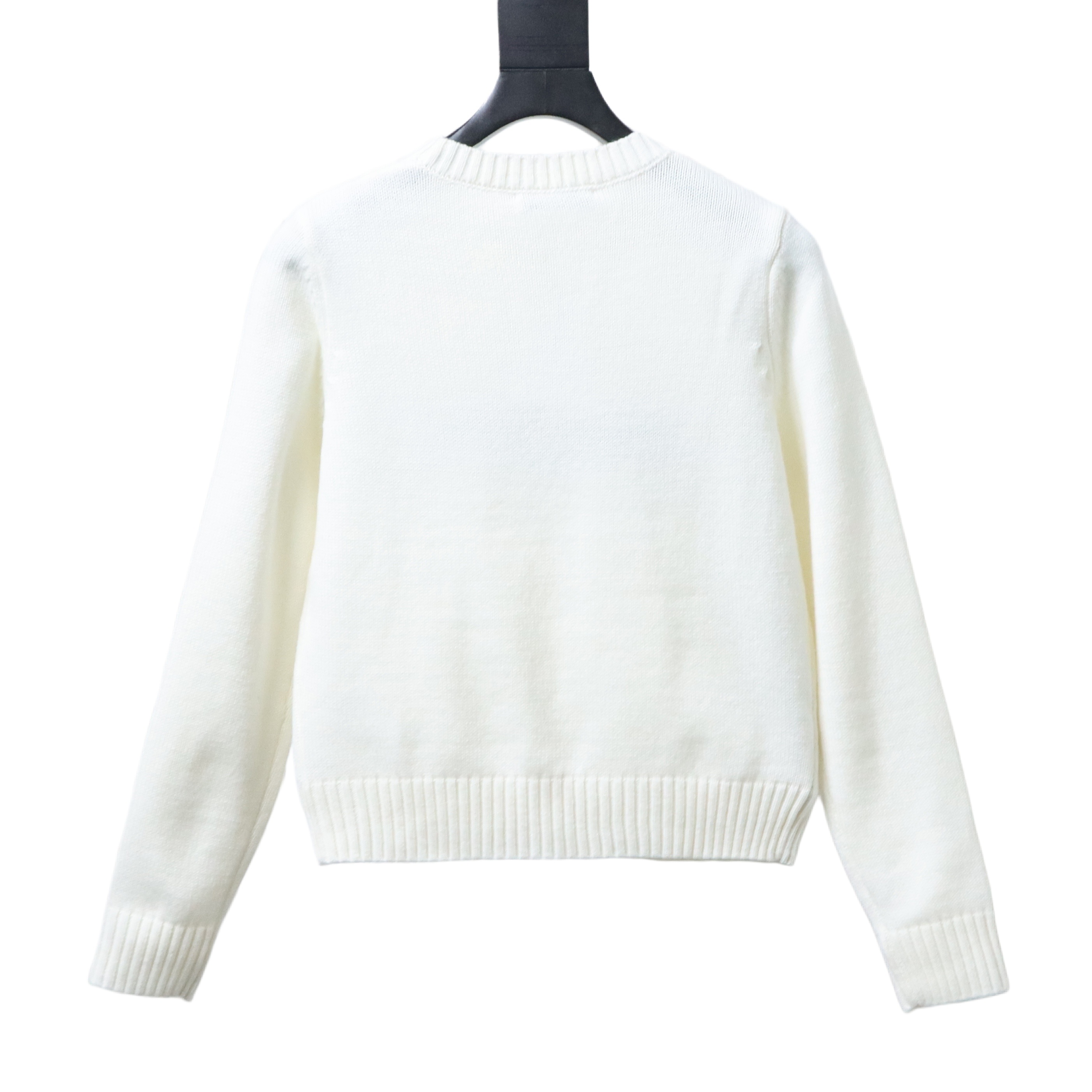 Christian Dior Star Fine Knit Long Sleeve Sweater
