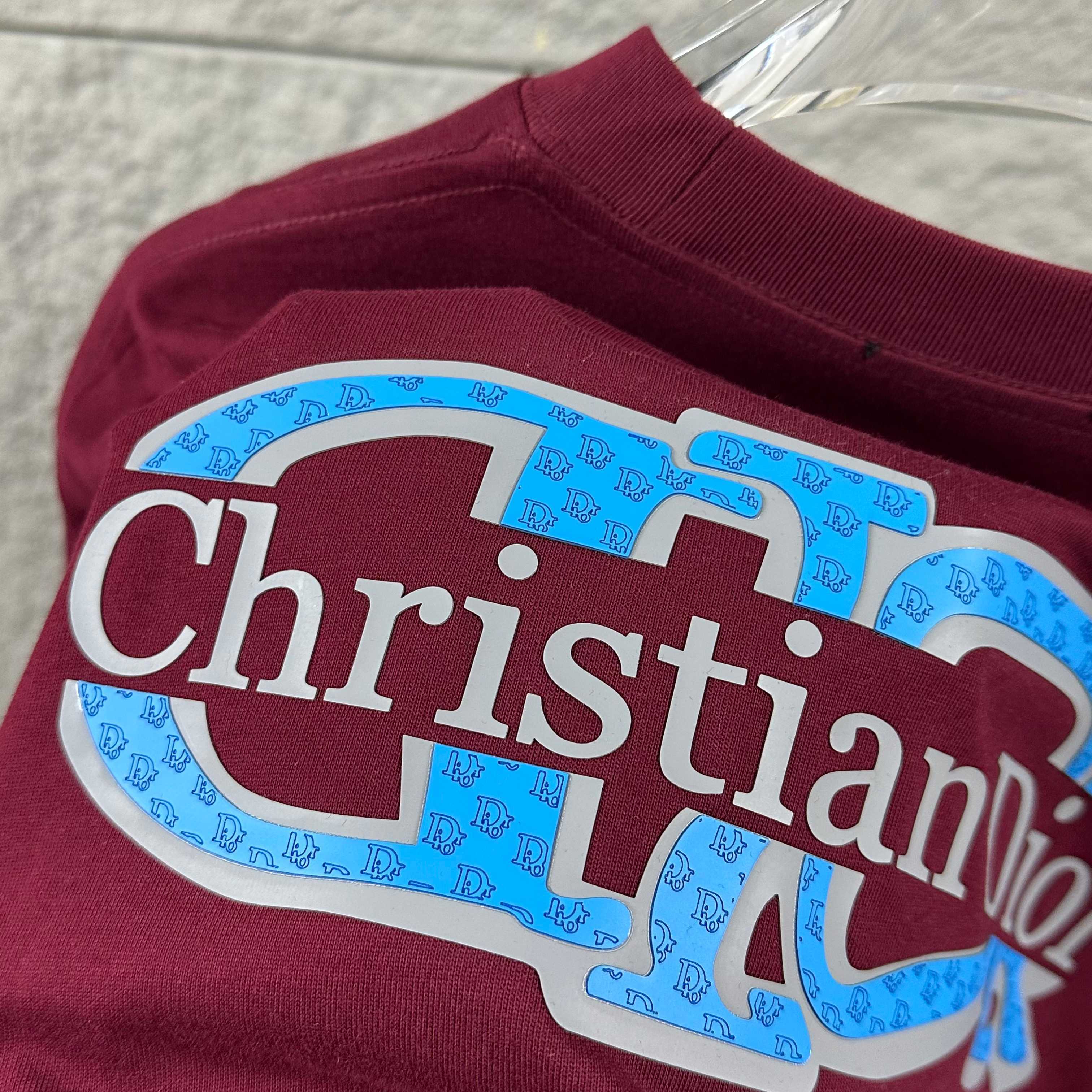 Dior 2026 SS New Classic Letter 3D Silicone Short Sleeve T-Shirt Unisex