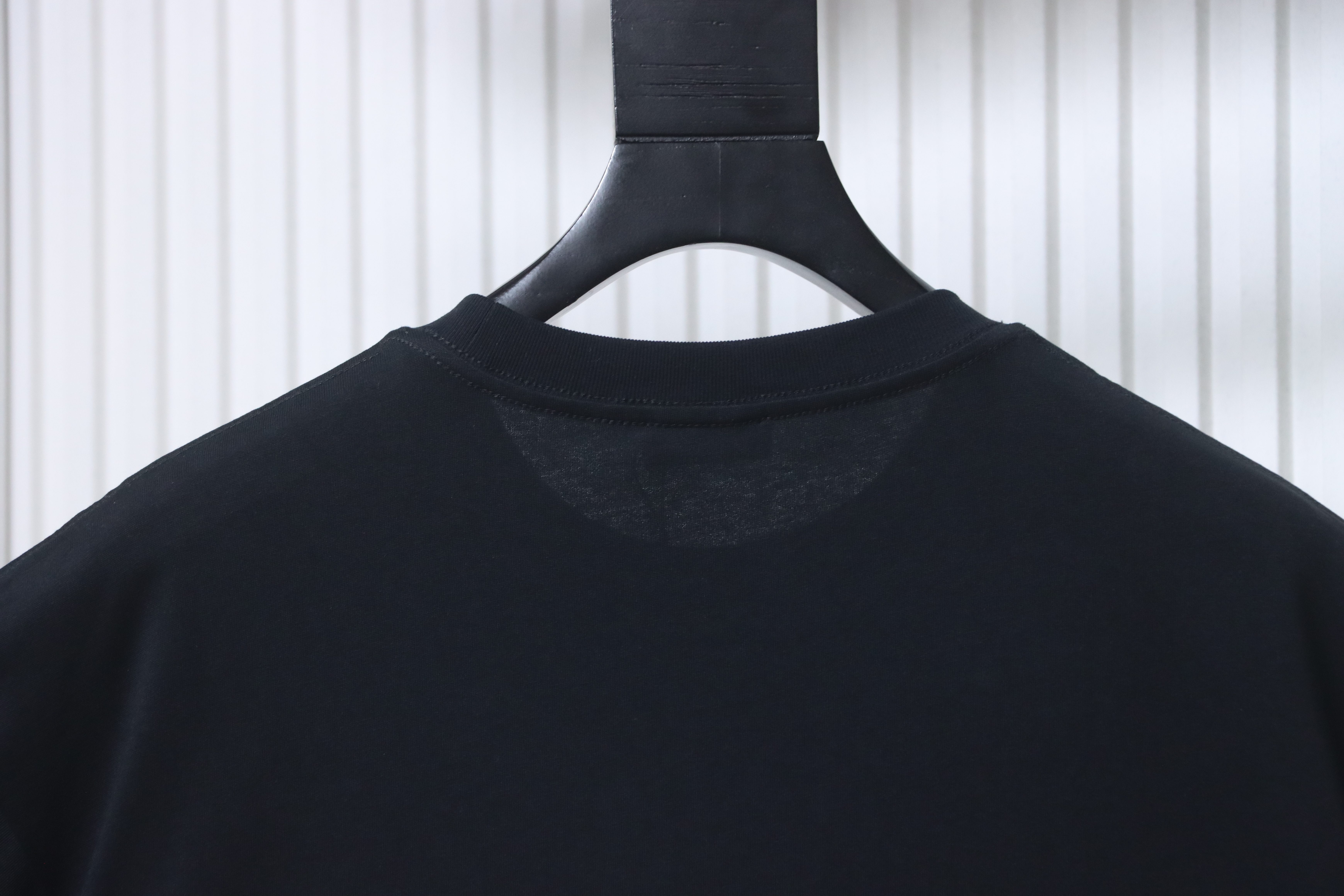 Dior 23SS Embroidered Silver Logo Short Sleeve T-Shirt