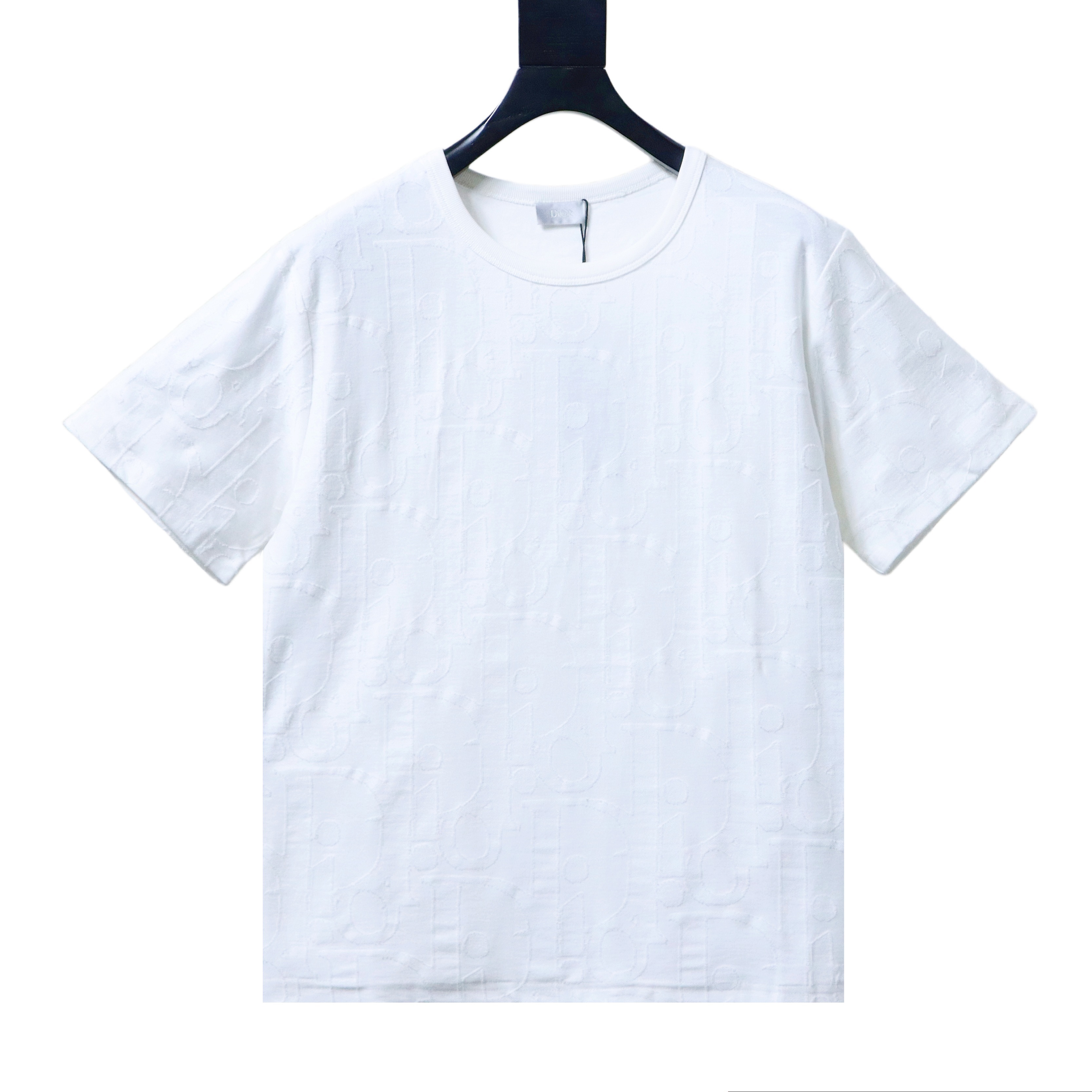 Dior 25SS All Over Monogram Jacquard Short Sleeve T-Shirt