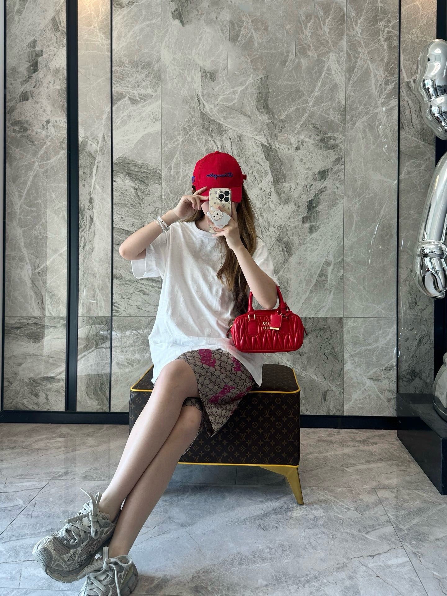 Dior 25SS All Over Monogram Jacquard Short Sleeve T-Shirt