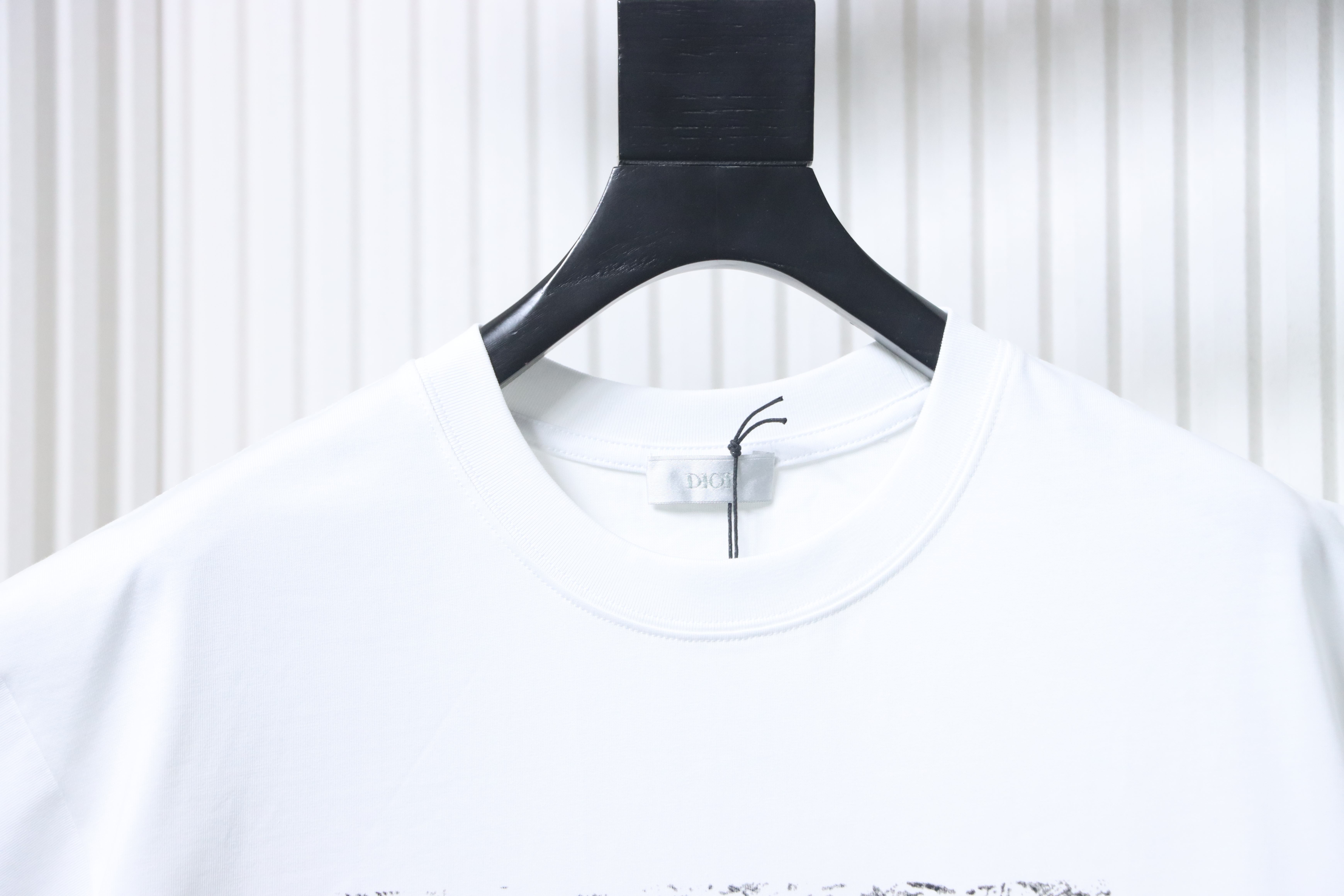 DIOR 25SS Chest Floral Puff Letter Logo Short Sleeve T-Shirt