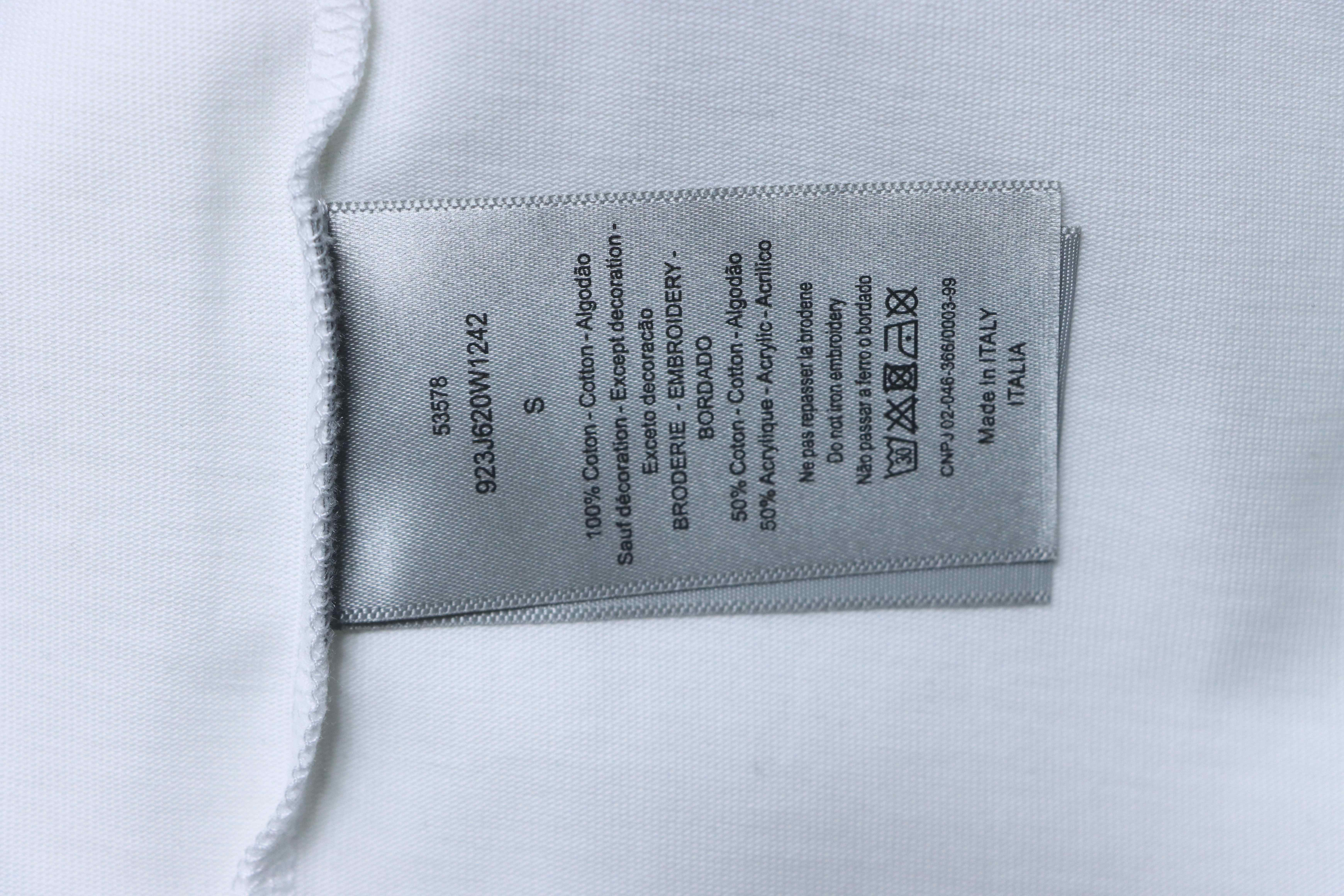 DIOR 25SS Chest Floral Puff Letter Logo Short Sleeve T-Shirt