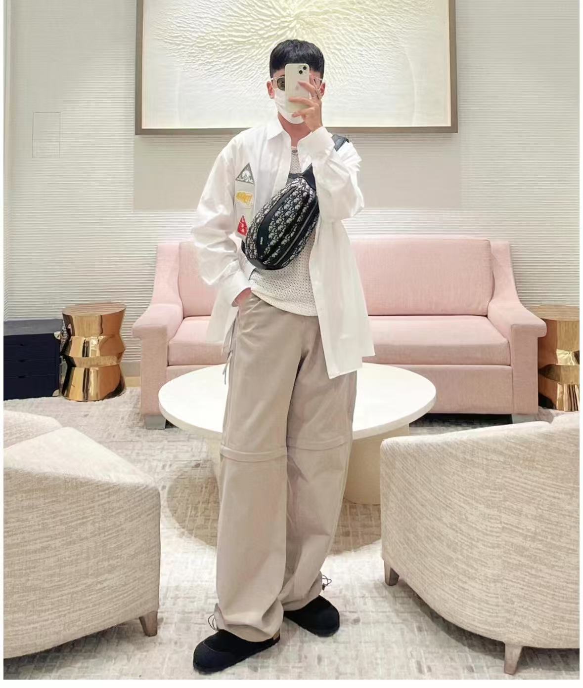 Dior 25SS Detachable Saddle Bag Cargo Pants