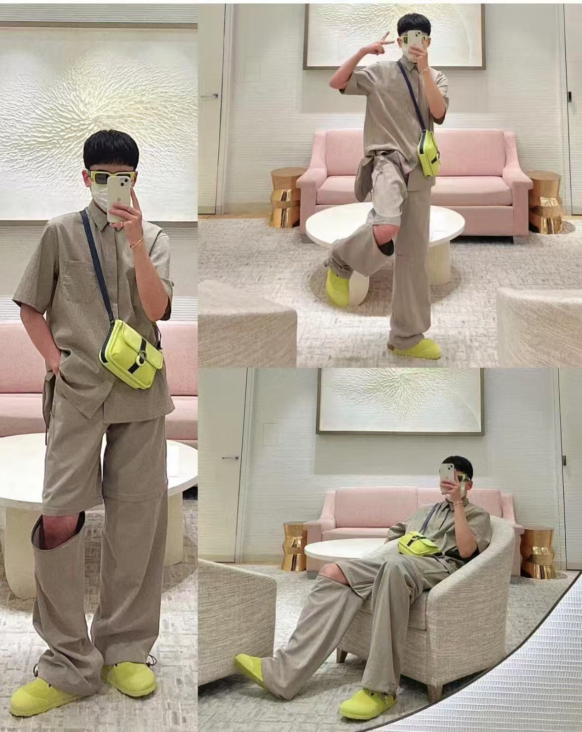 Dior 25SS Detachable Saddle Bag Cargo Pants