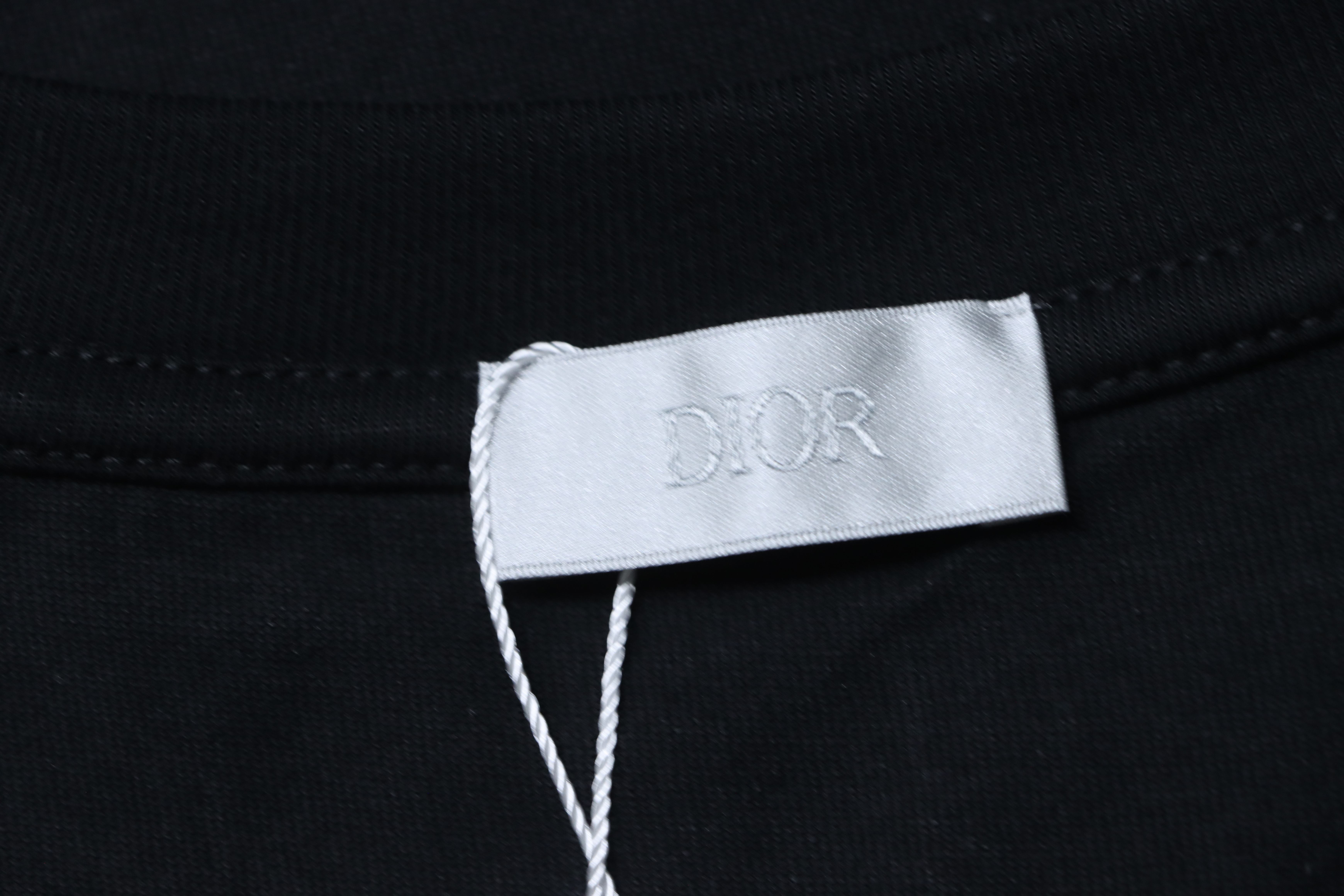 Dior 26SS 1947 Embroidered Letter Short Sleeve T-Shirt