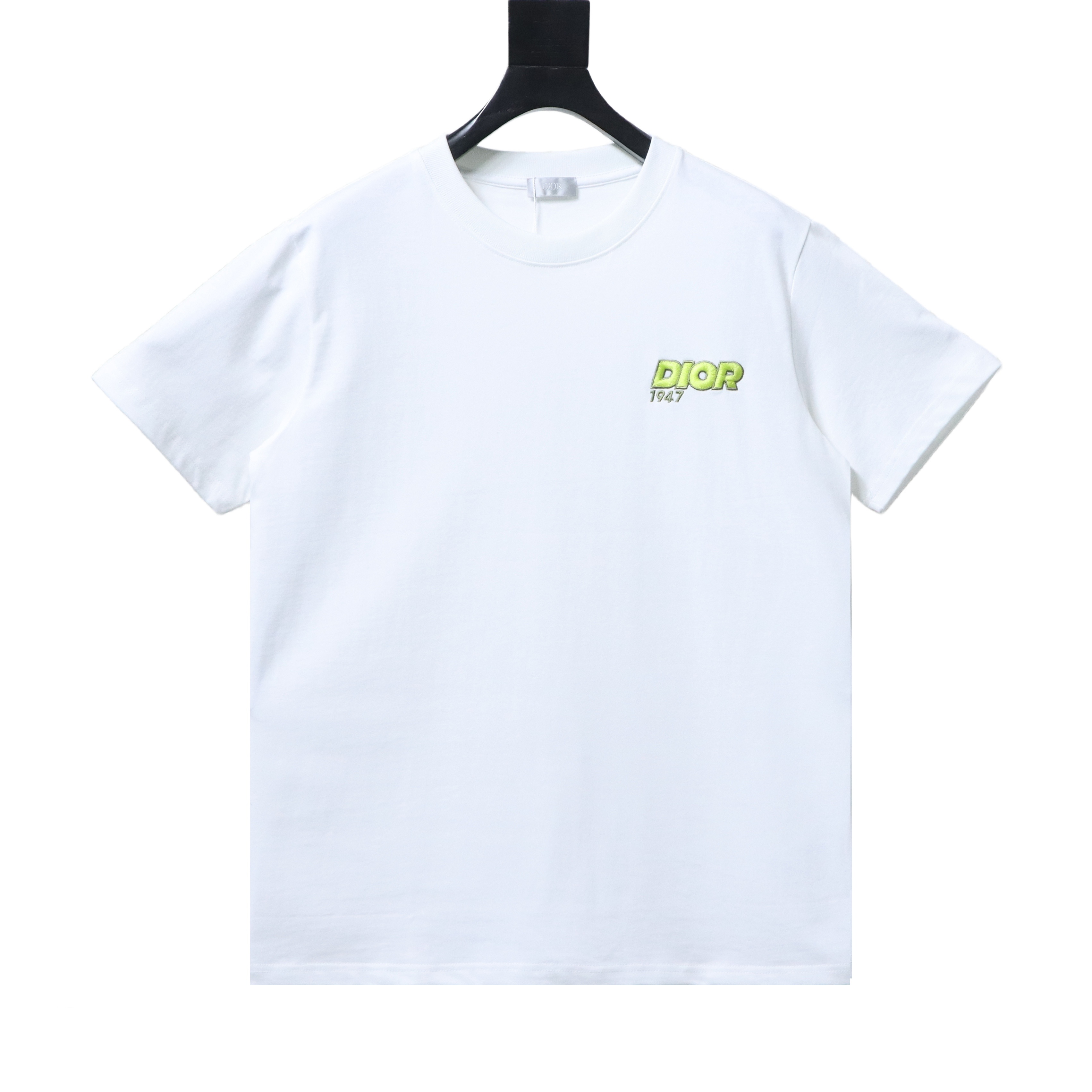 Dior 26SS 1947 Embroidered Letter Short Sleeve T-Shirt