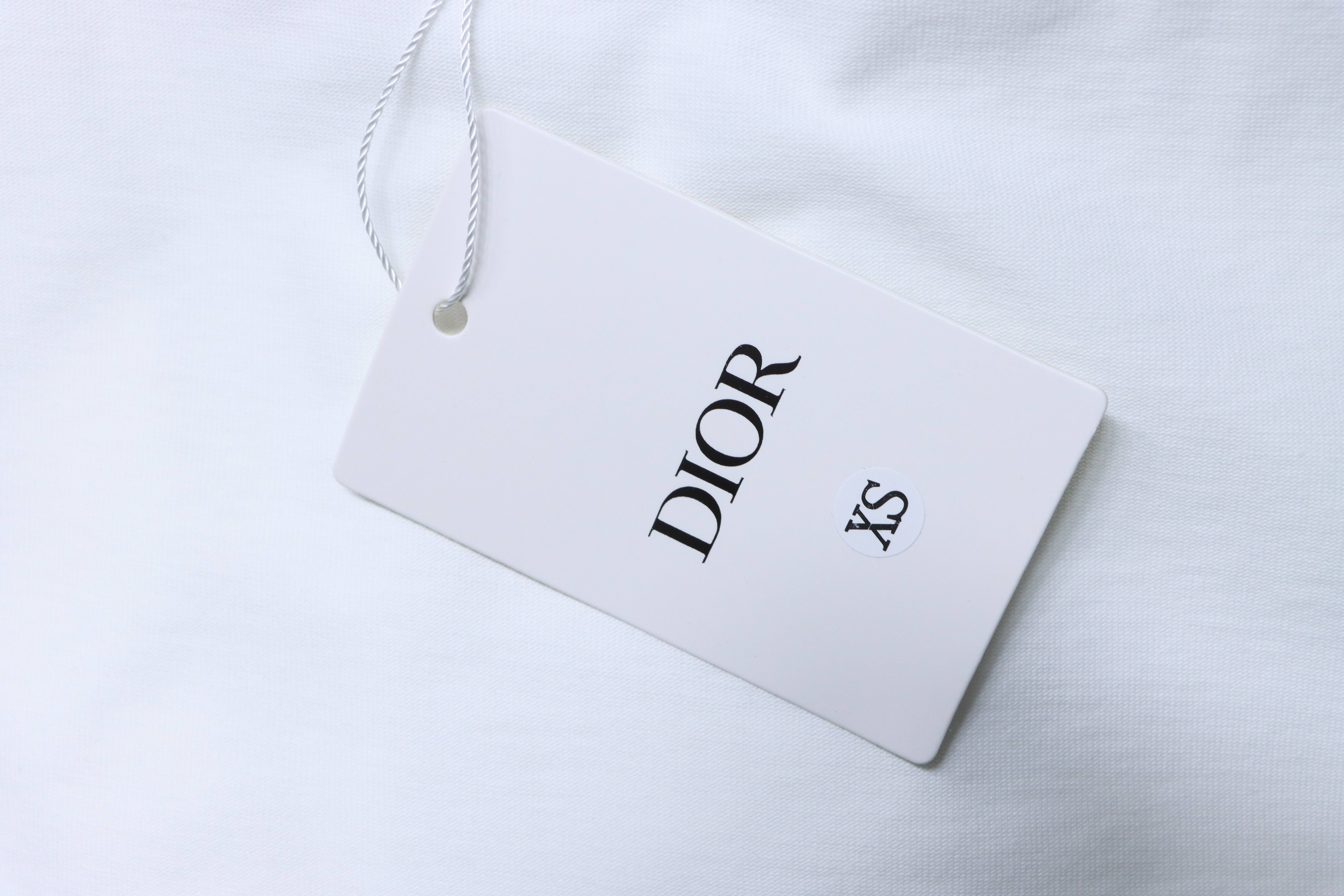 Dior 26SS 1947 Embroidered Letter Short Sleeve T-Shirt