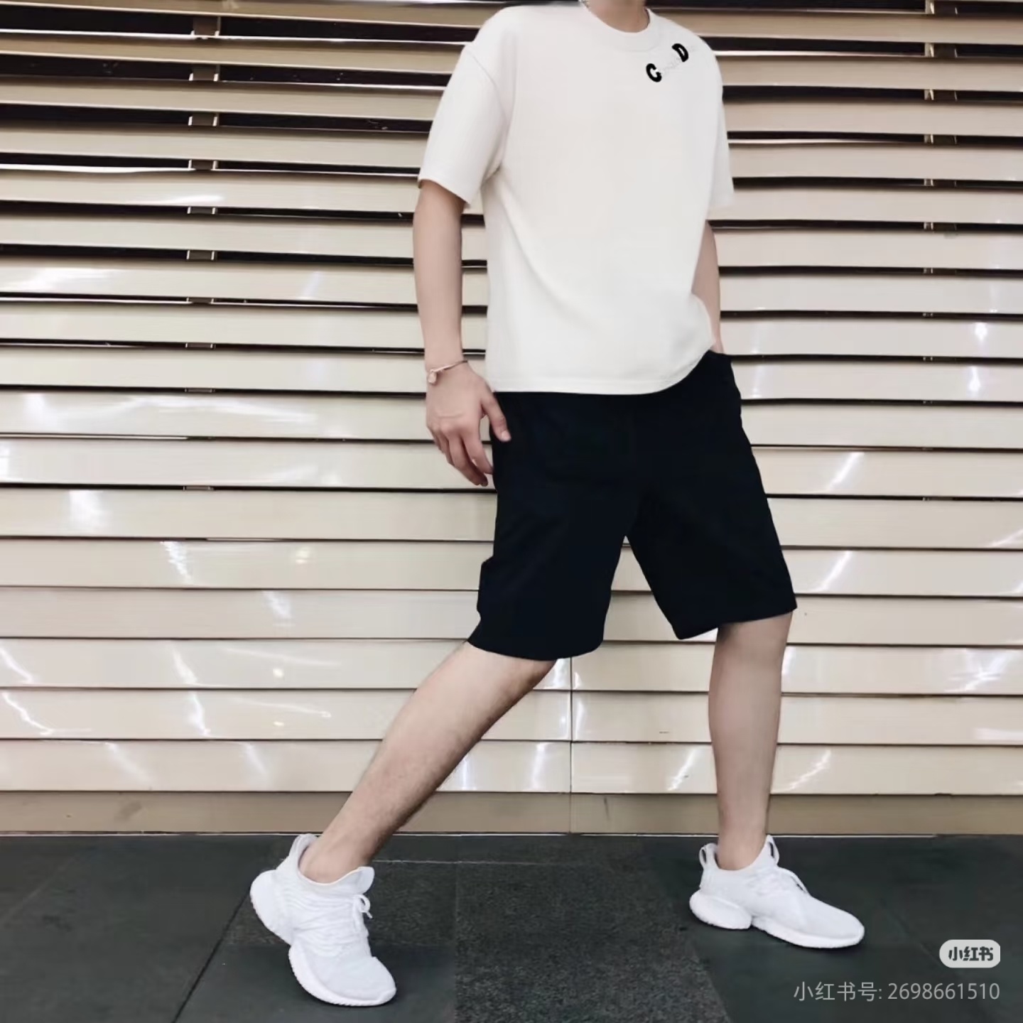 Dior 26SS CD Slogan Embroidered Logo Short Sleeve T-Shirt