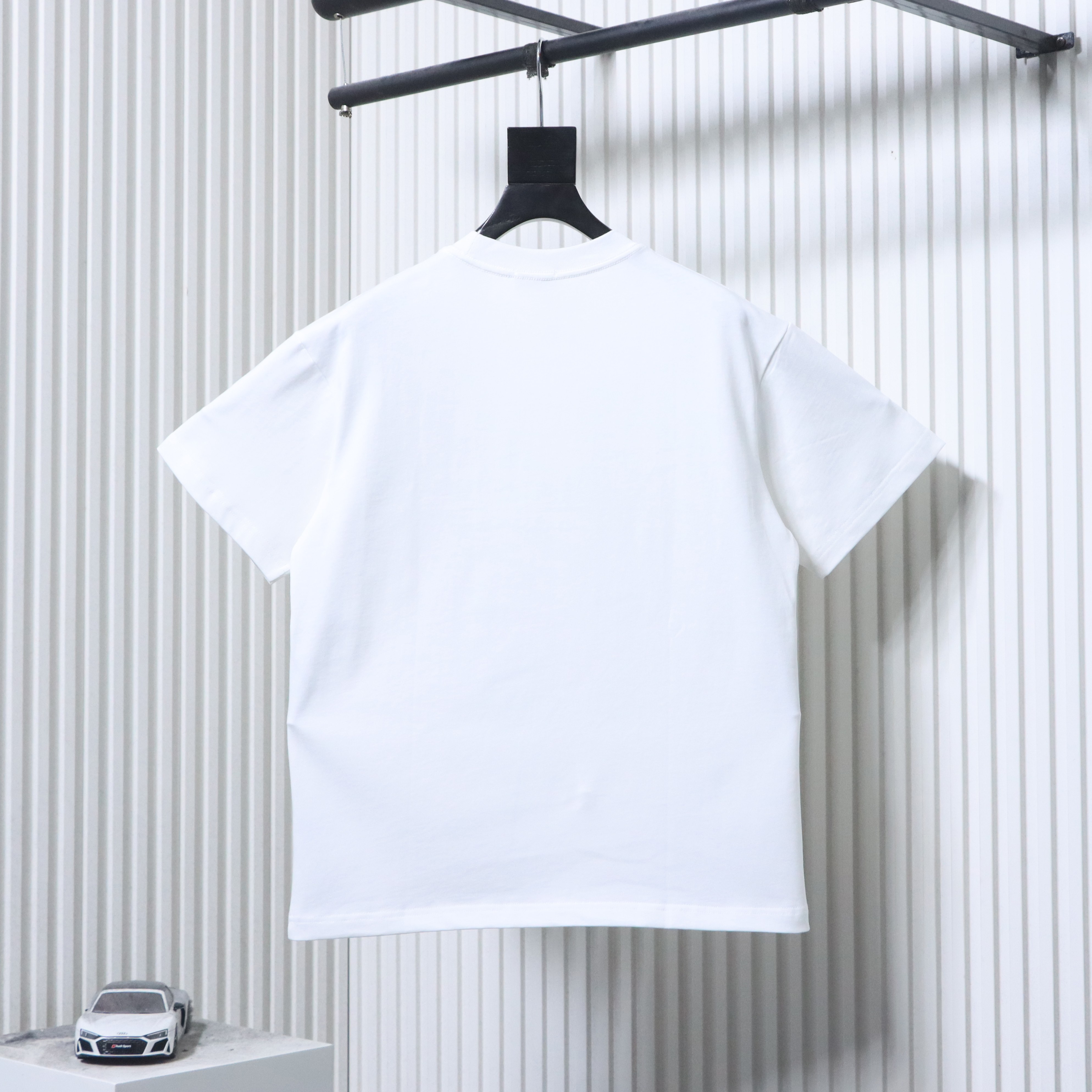 DIOR 26SS Flower Bird Silhouette Print Short Sleeve T-Shirt