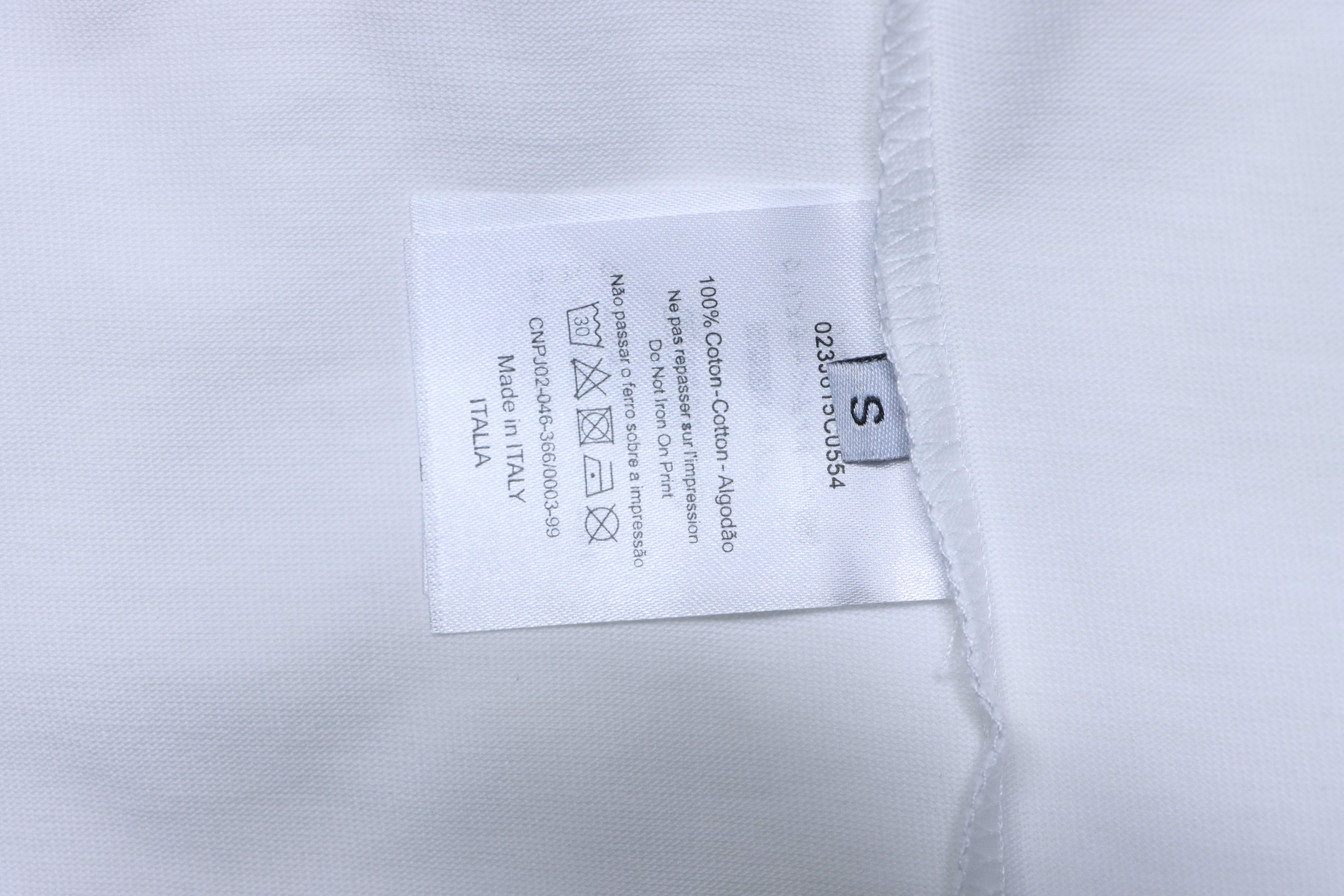 DIOR 26SS Flower Bird Silhouette Print Short Sleeve T-Shirt
