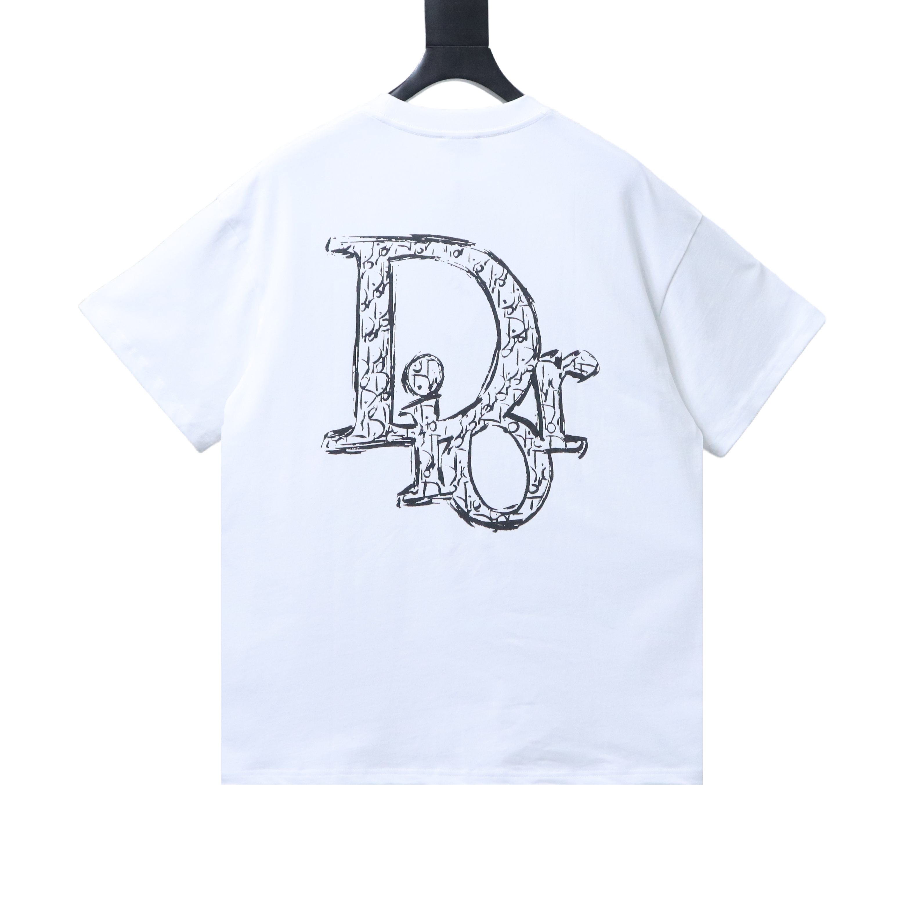 Dior 26SS Graffiti Letter Short Sleeve T-Shirt