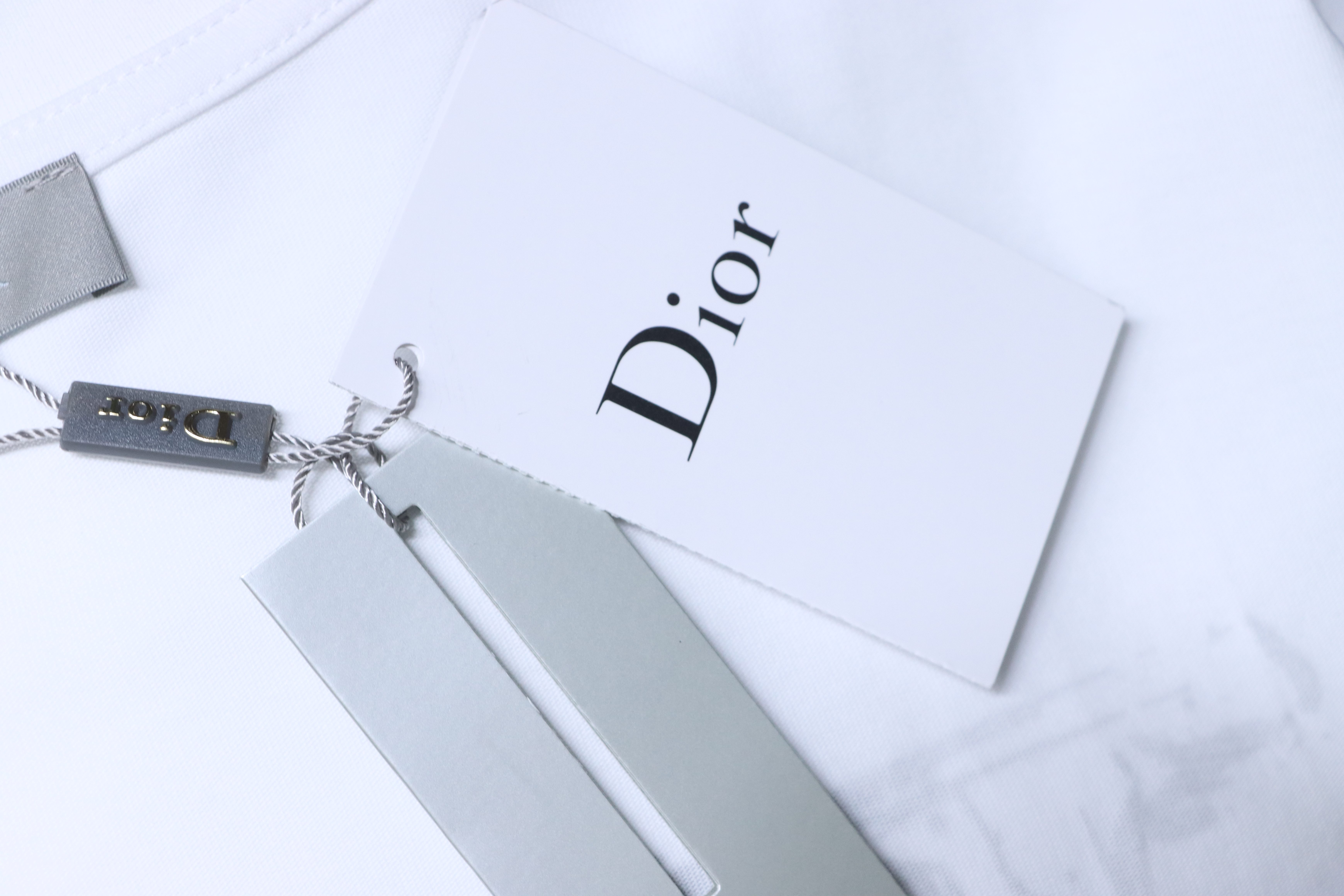 Dior 26SS Graffiti Letter Short Sleeve T-Shirt