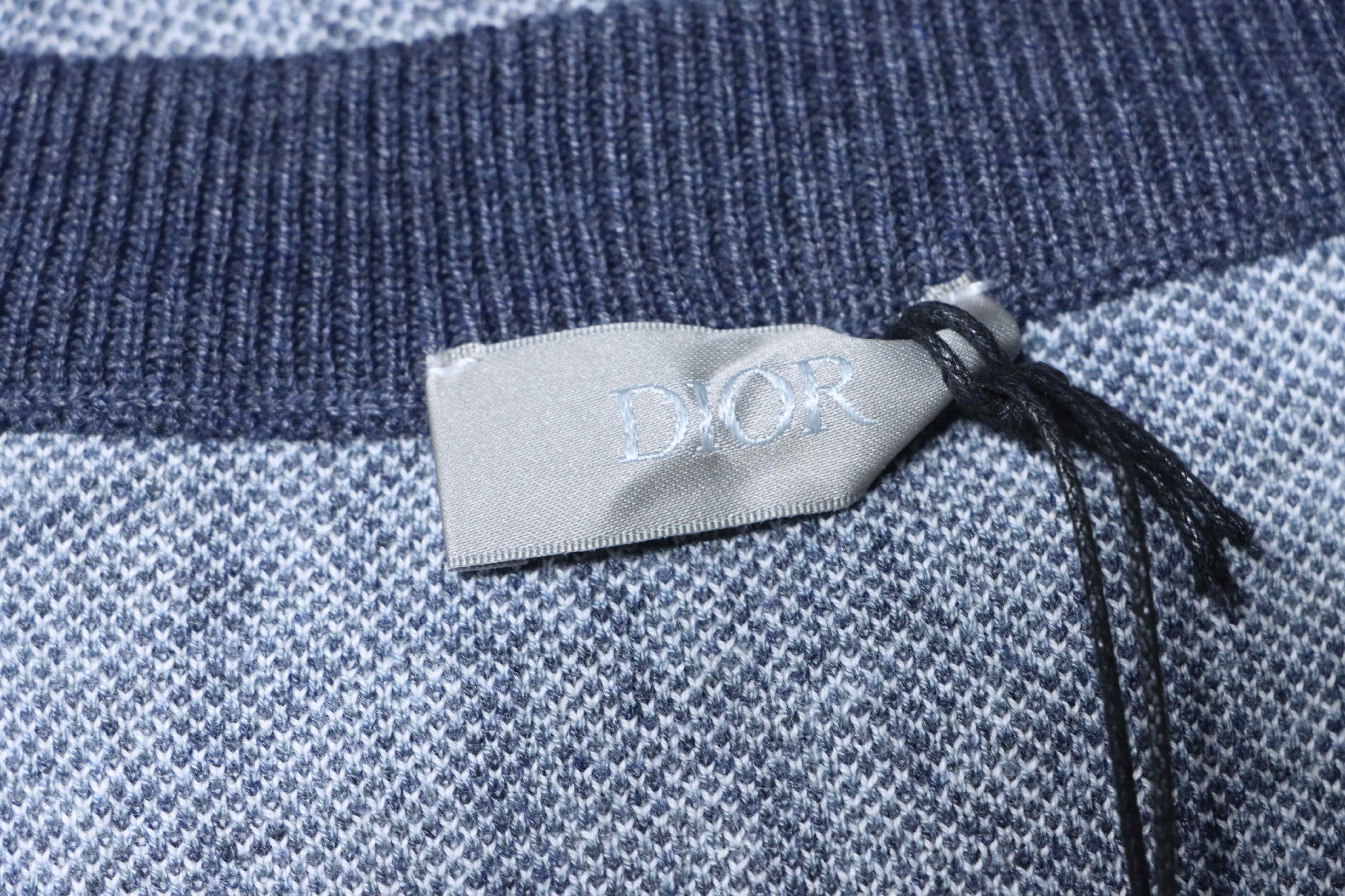 Dior 26SS Monogram Jacquard Knit Short Sleeve T-Shirt