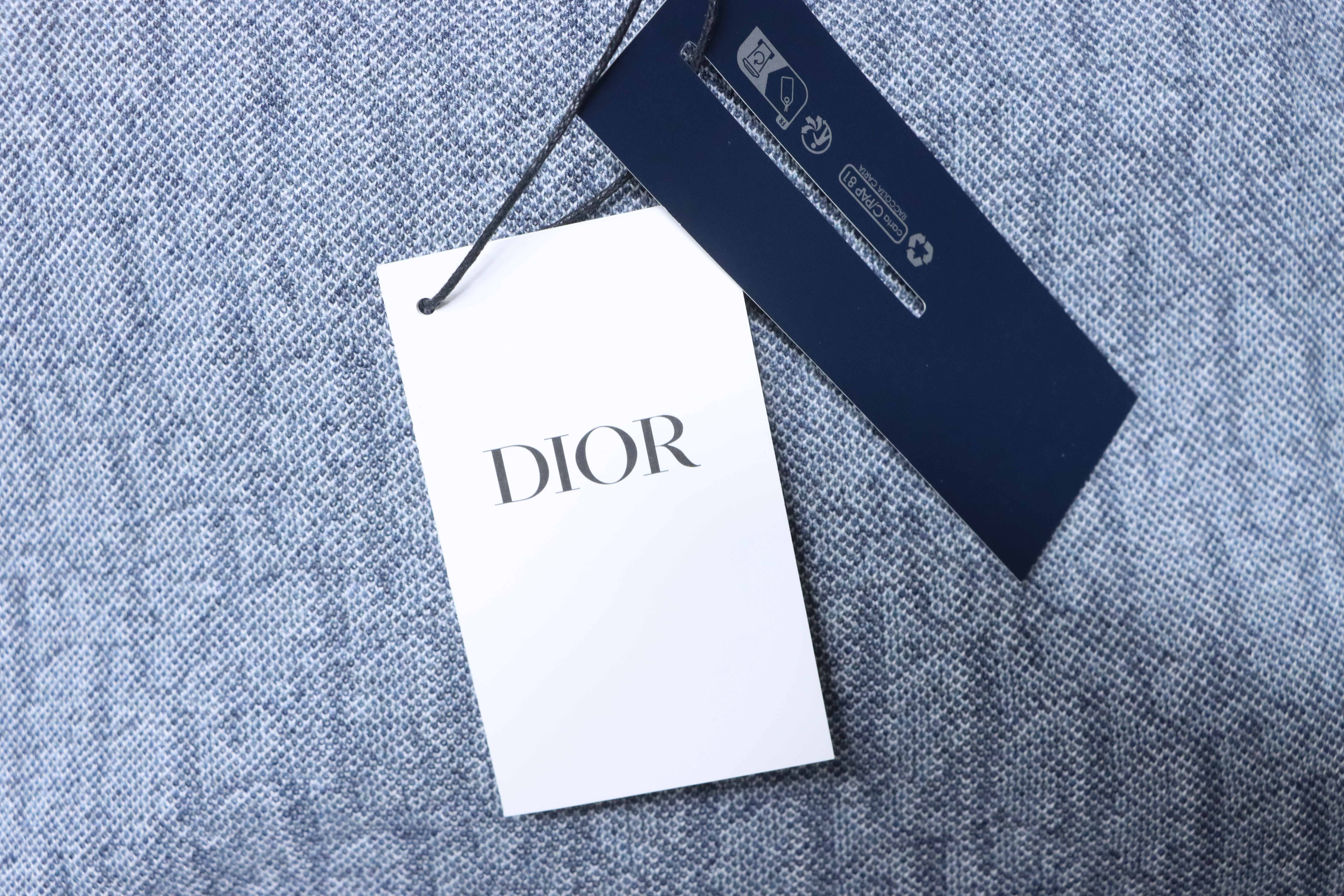 Dior 26SS Monogram Jacquard Knit Short Sleeve T-Shirt