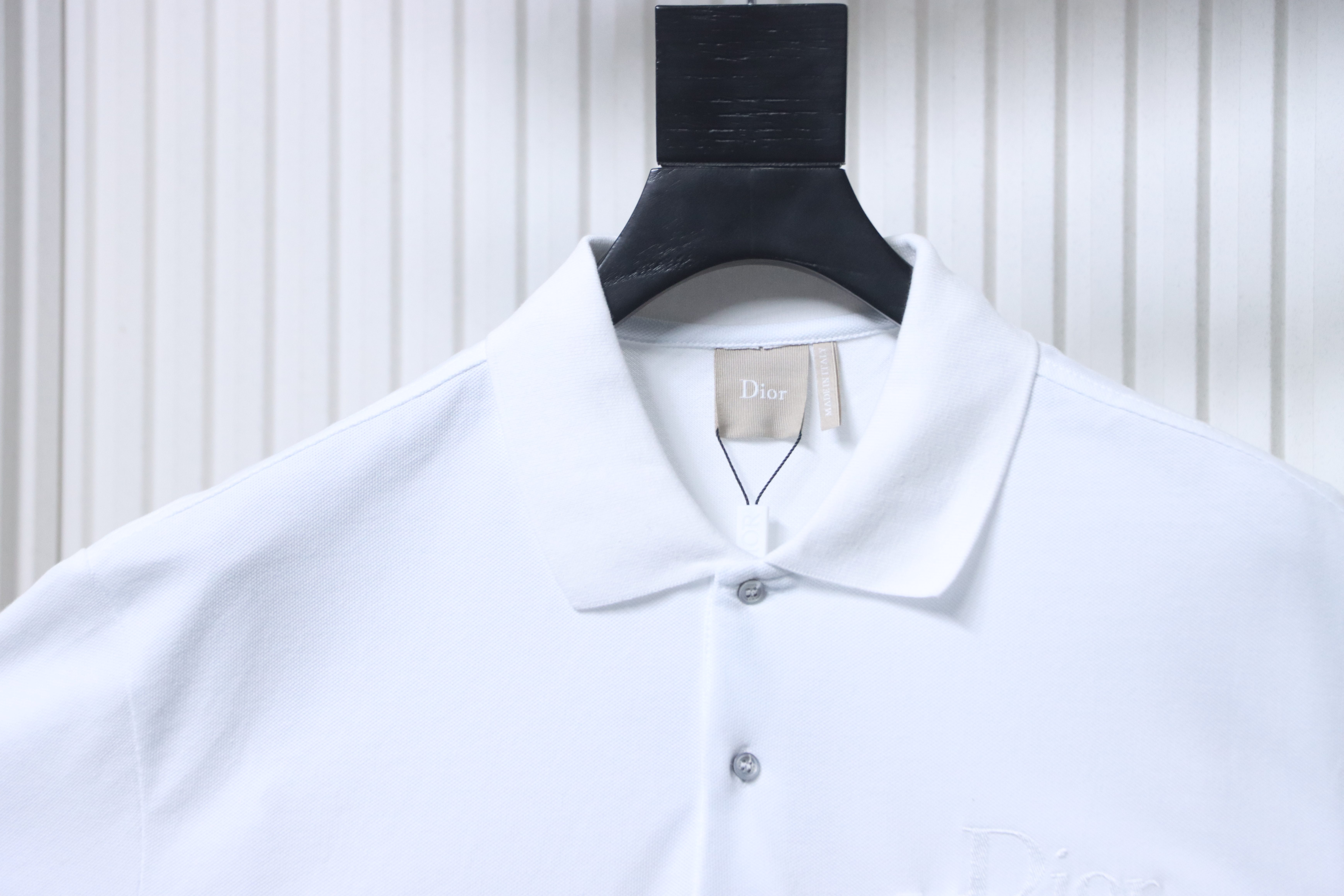 Dior 26SS Pocket Letter Embroidered Polo Short Sleeve