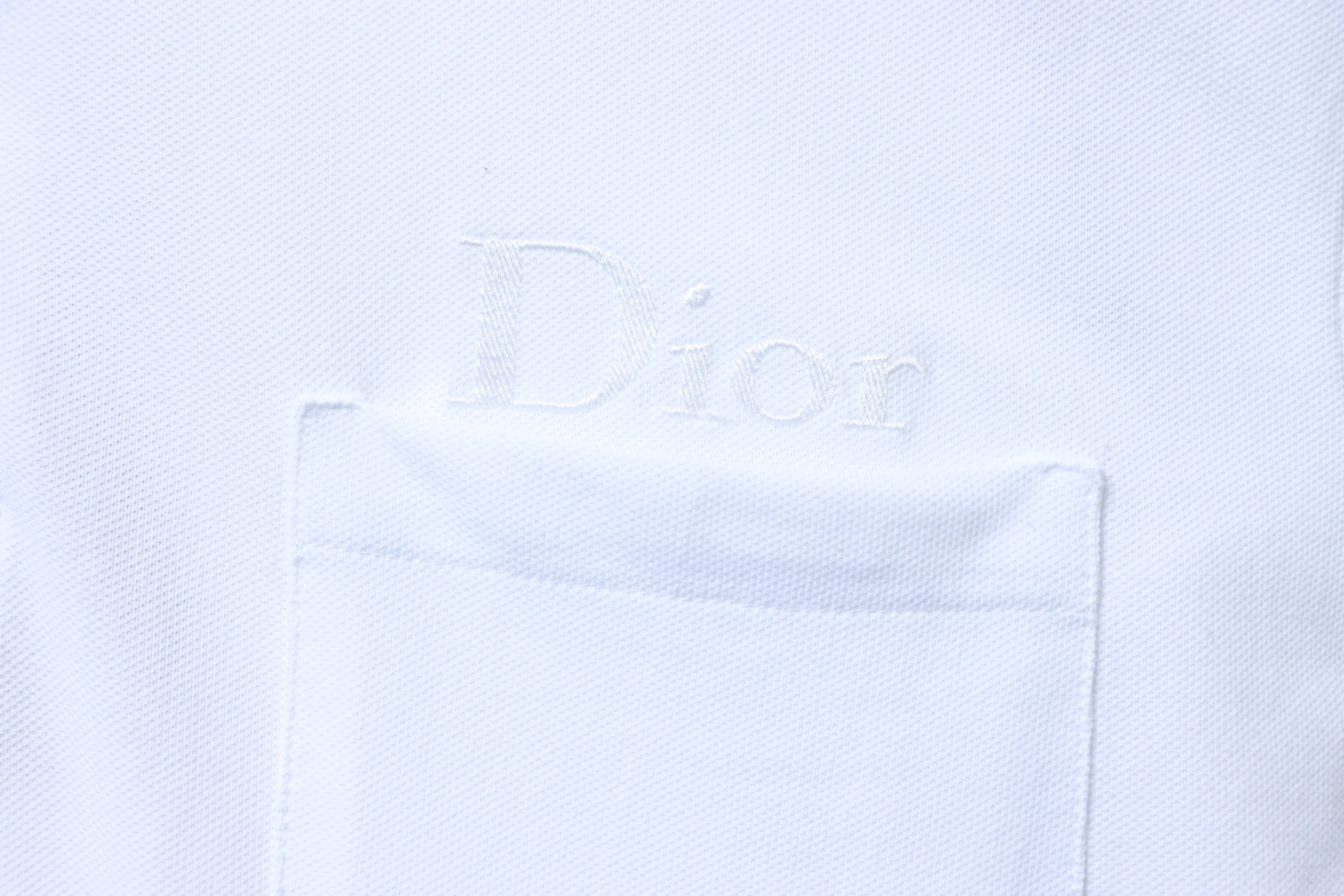 Dior 26SS Pocket Letter Embroidered Polo Short Sleeve