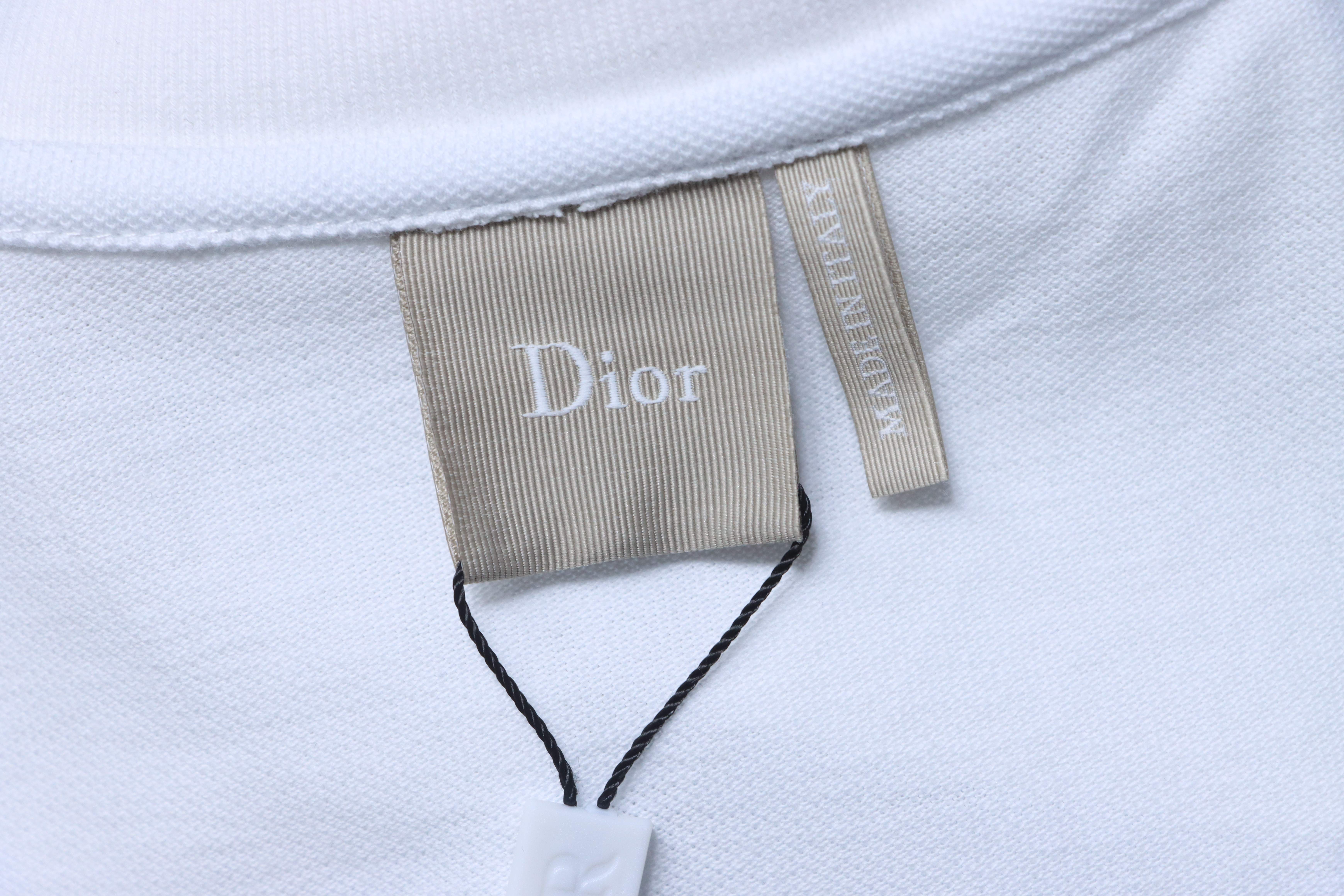 Dior 26SS Pocket Letter Embroidered Polo Short Sleeve