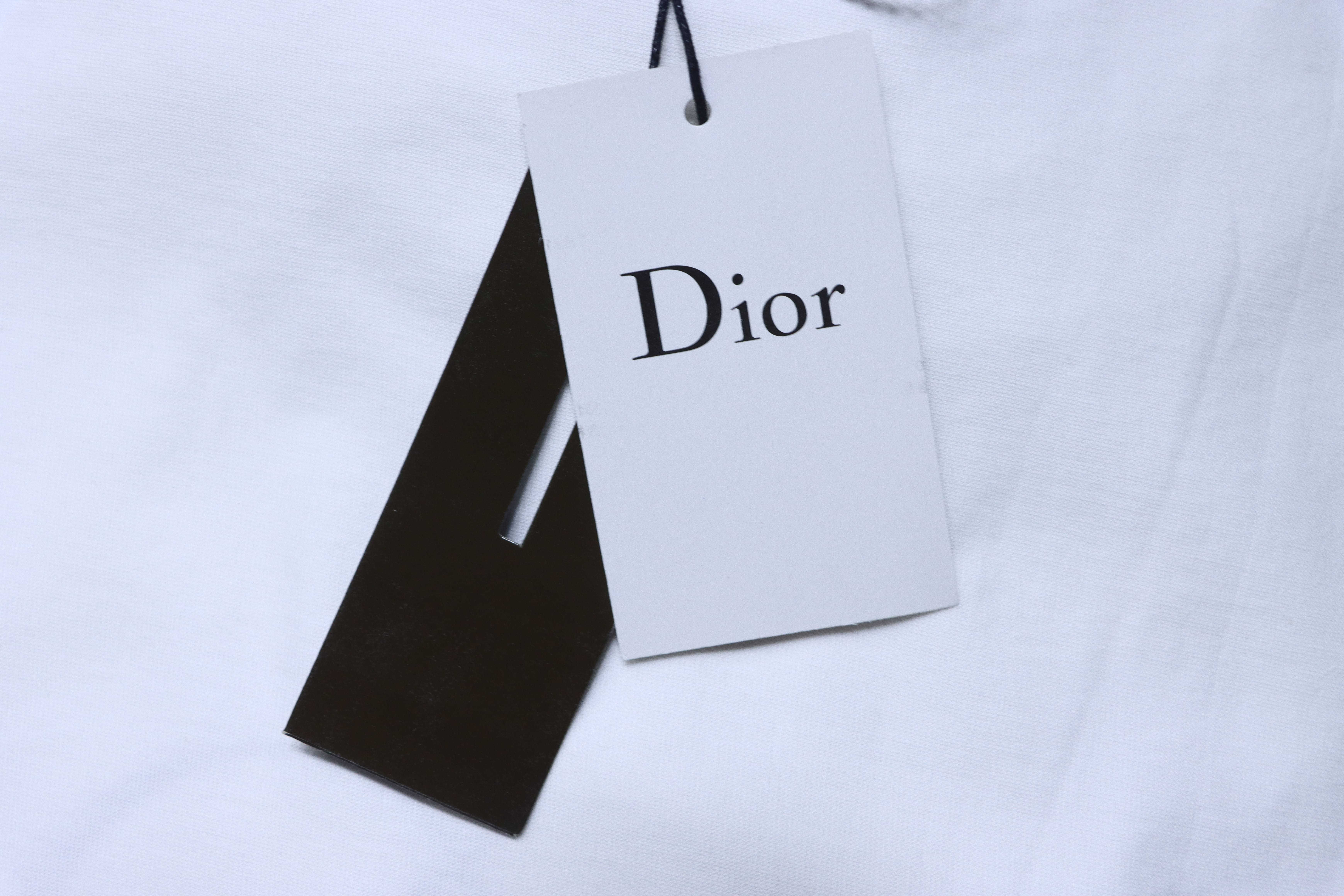 Dior 26SS Signature Letter Print Short Sleeve T-Shirt