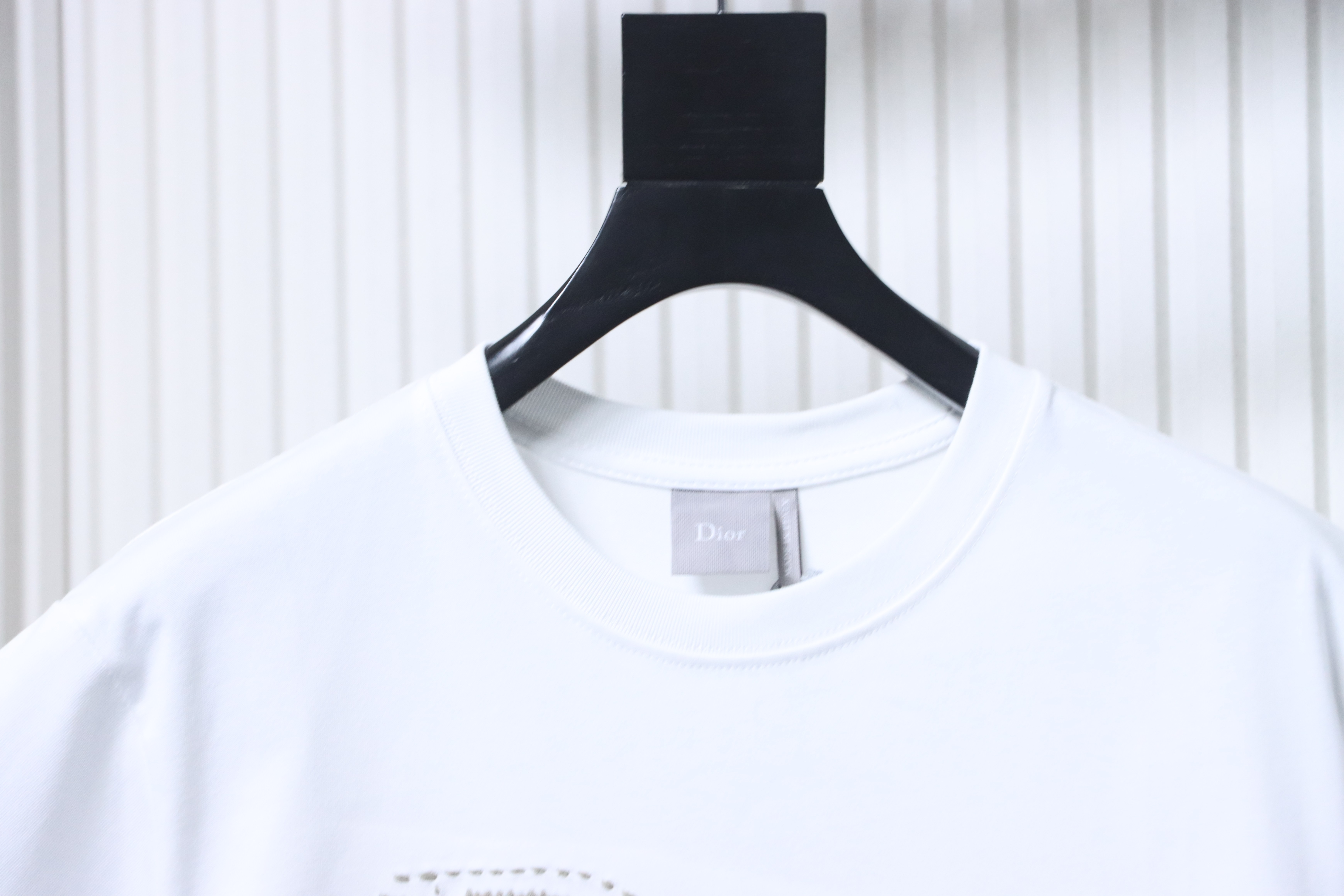 Dior 26SS Tatami Embroidered Short Sleeve T-Shirt