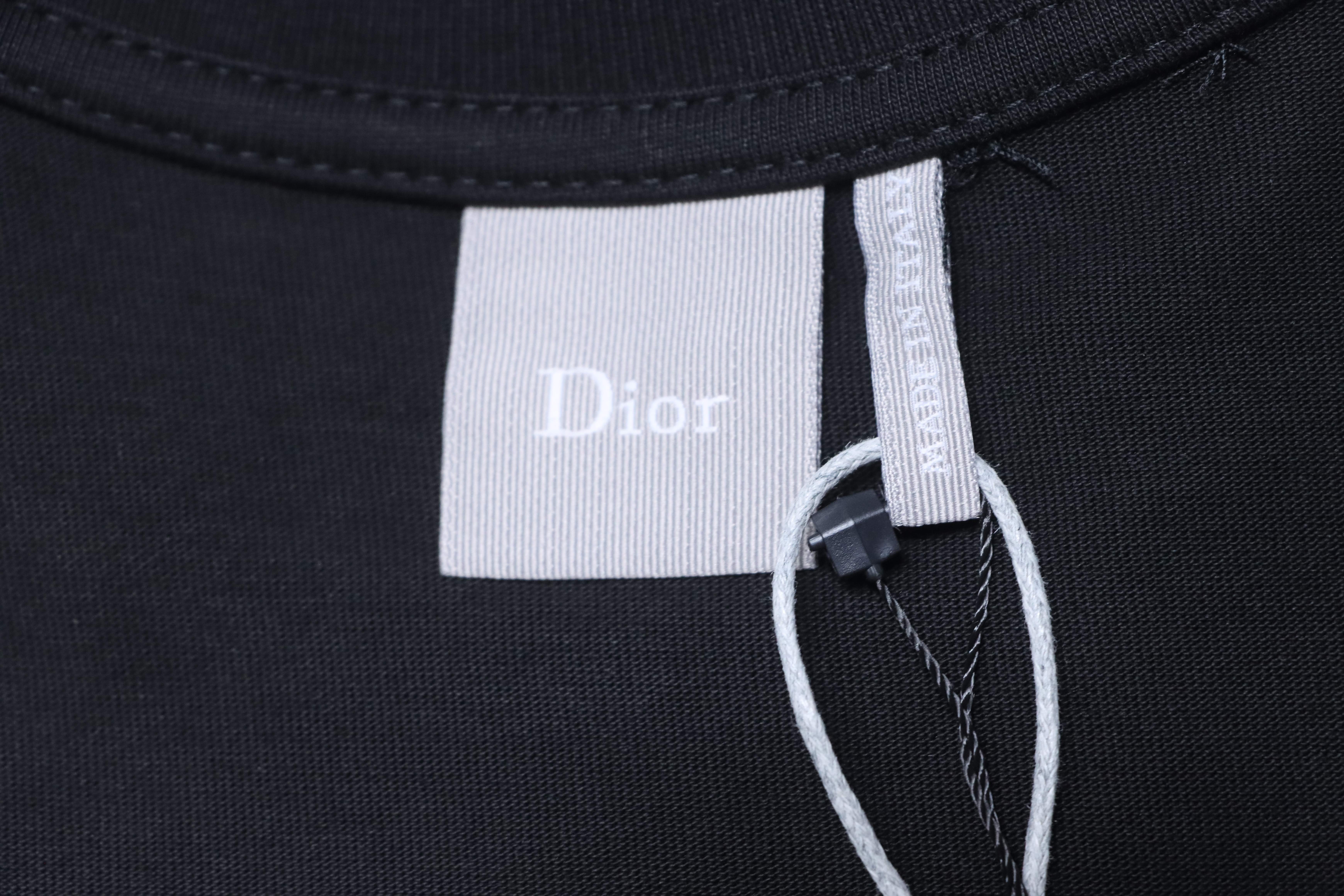 Dior 26SS Tatami Embroidered Short Sleeve T-Shirt
