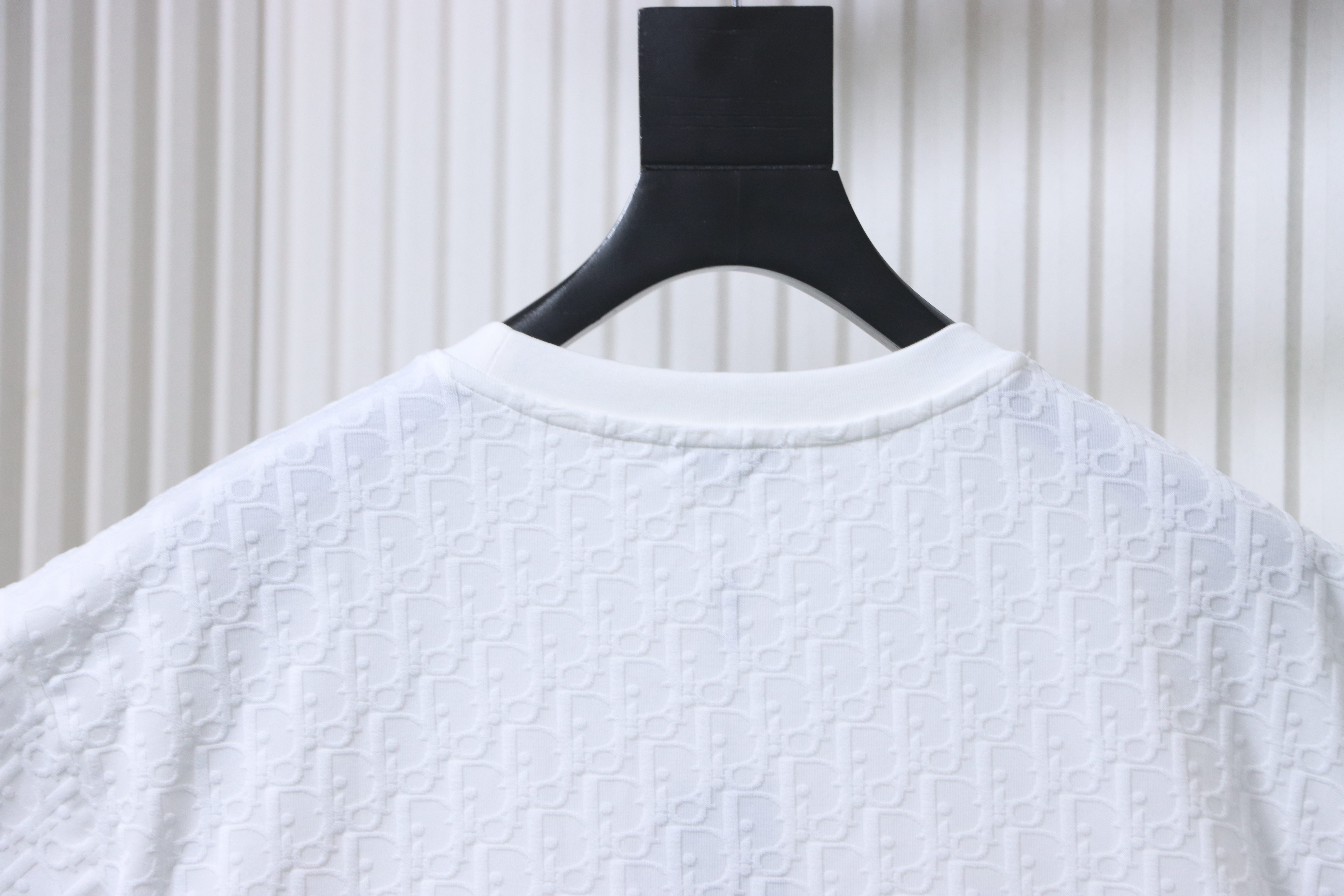 Dior All Over Monogram Jacquard Short Sleeve T-Shirt