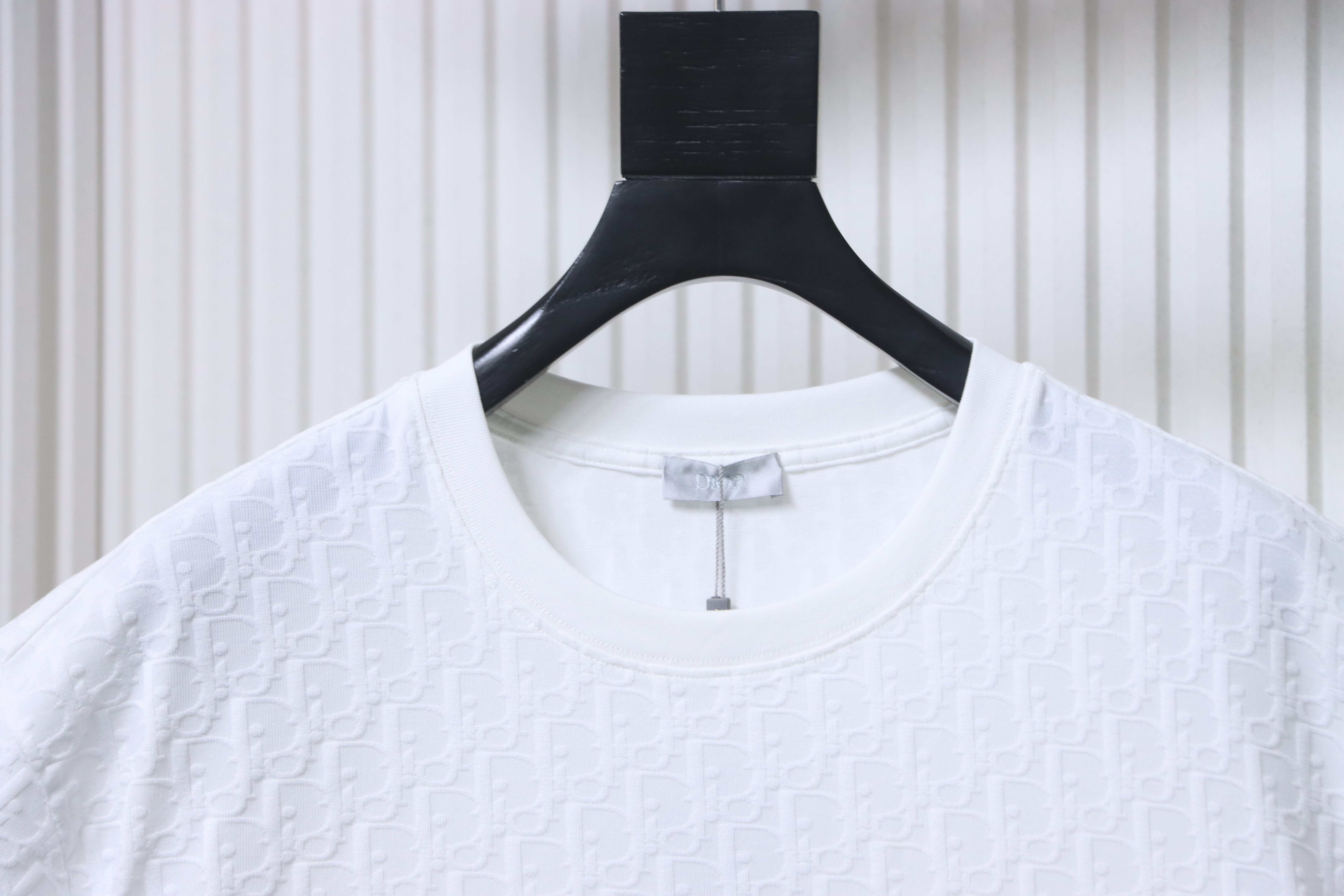 Dior All Over Monogram Jacquard Short Sleeve T-Shirt
