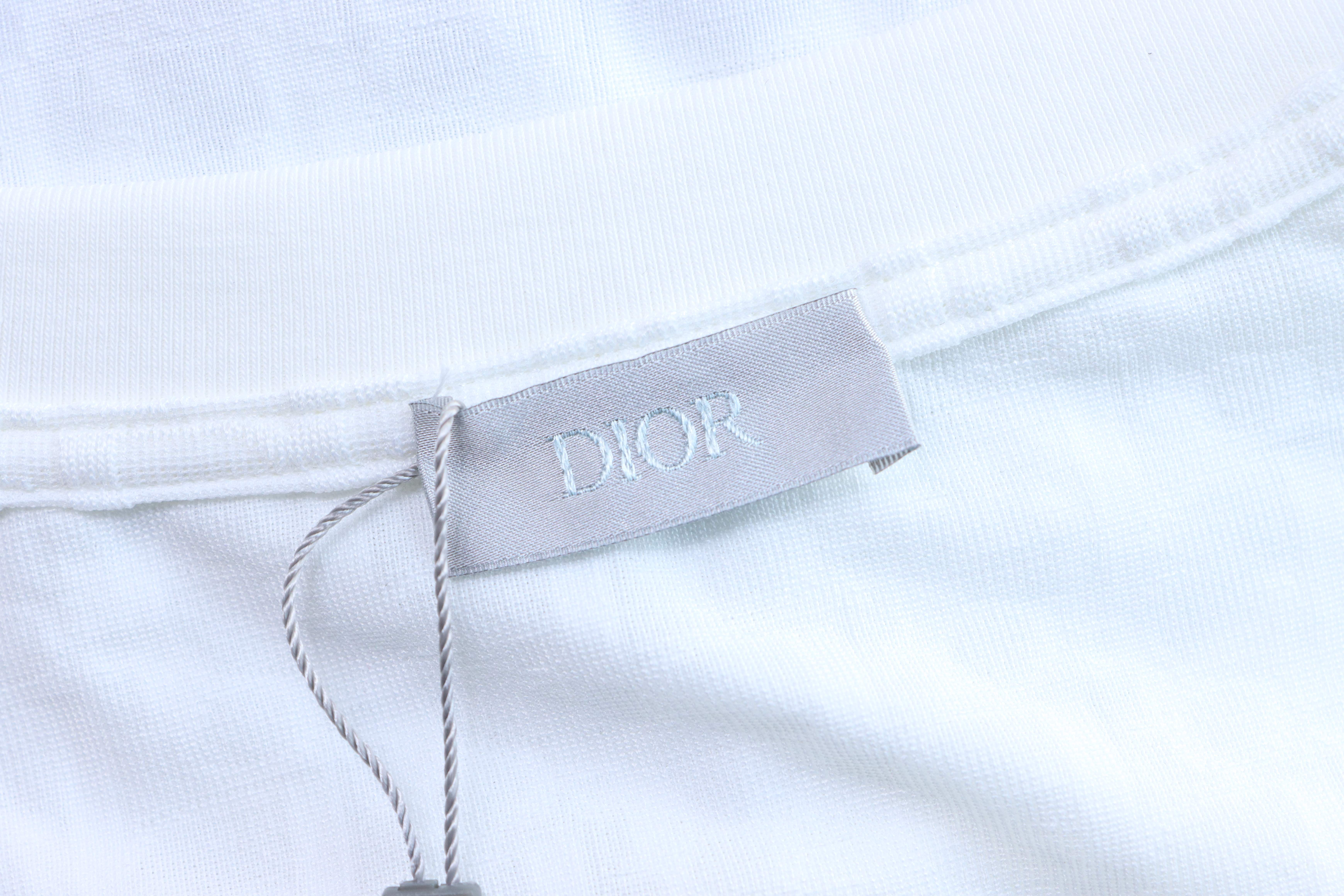 Dior All Over Monogram Jacquard Short Sleeve T-Shirt