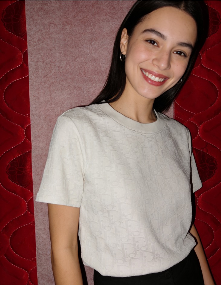 Dior All Over Monogram Jacquard Short Sleeve T-Shirt