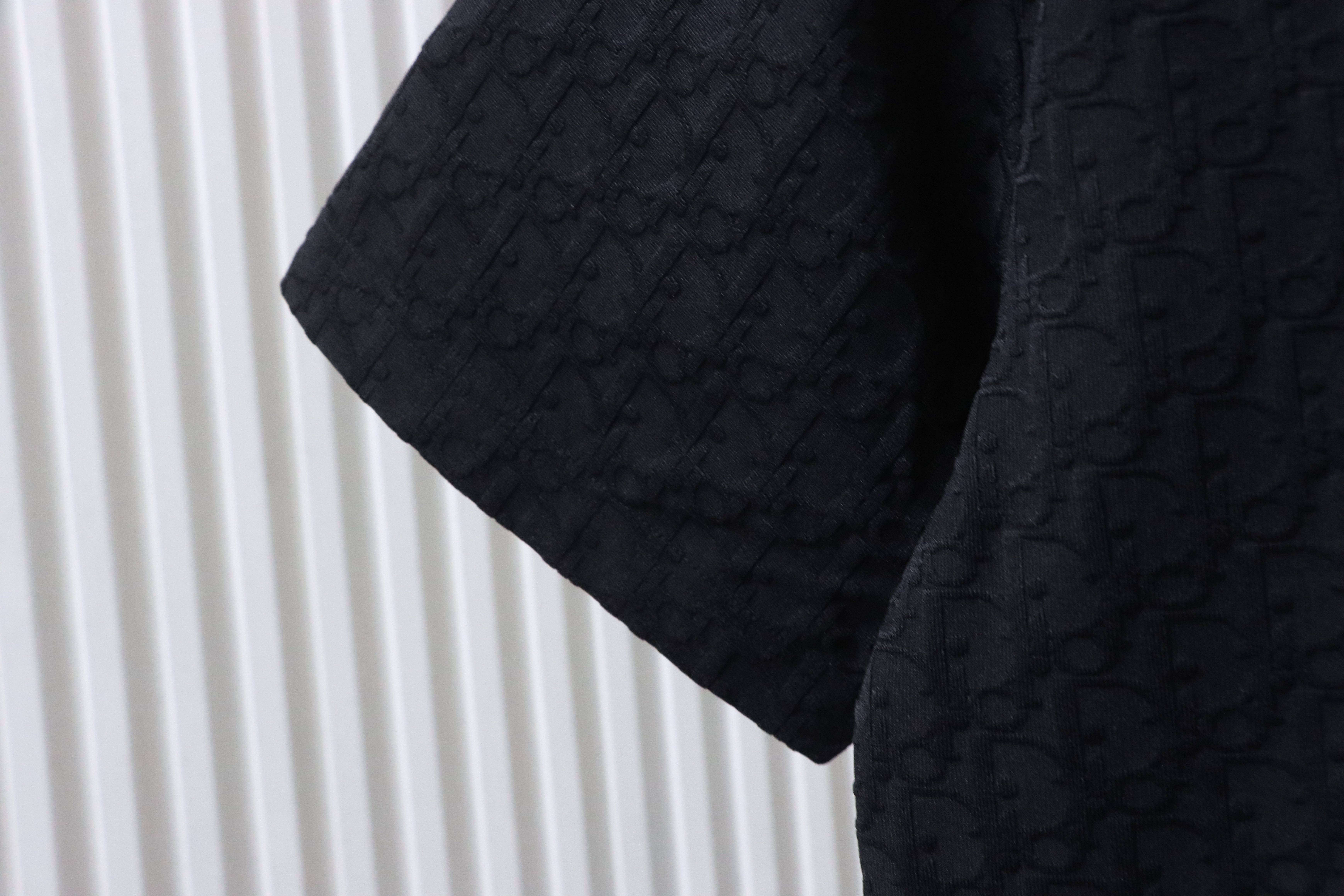 Dior All Over Monogram Jacquard Short Sleeve T-Shirt