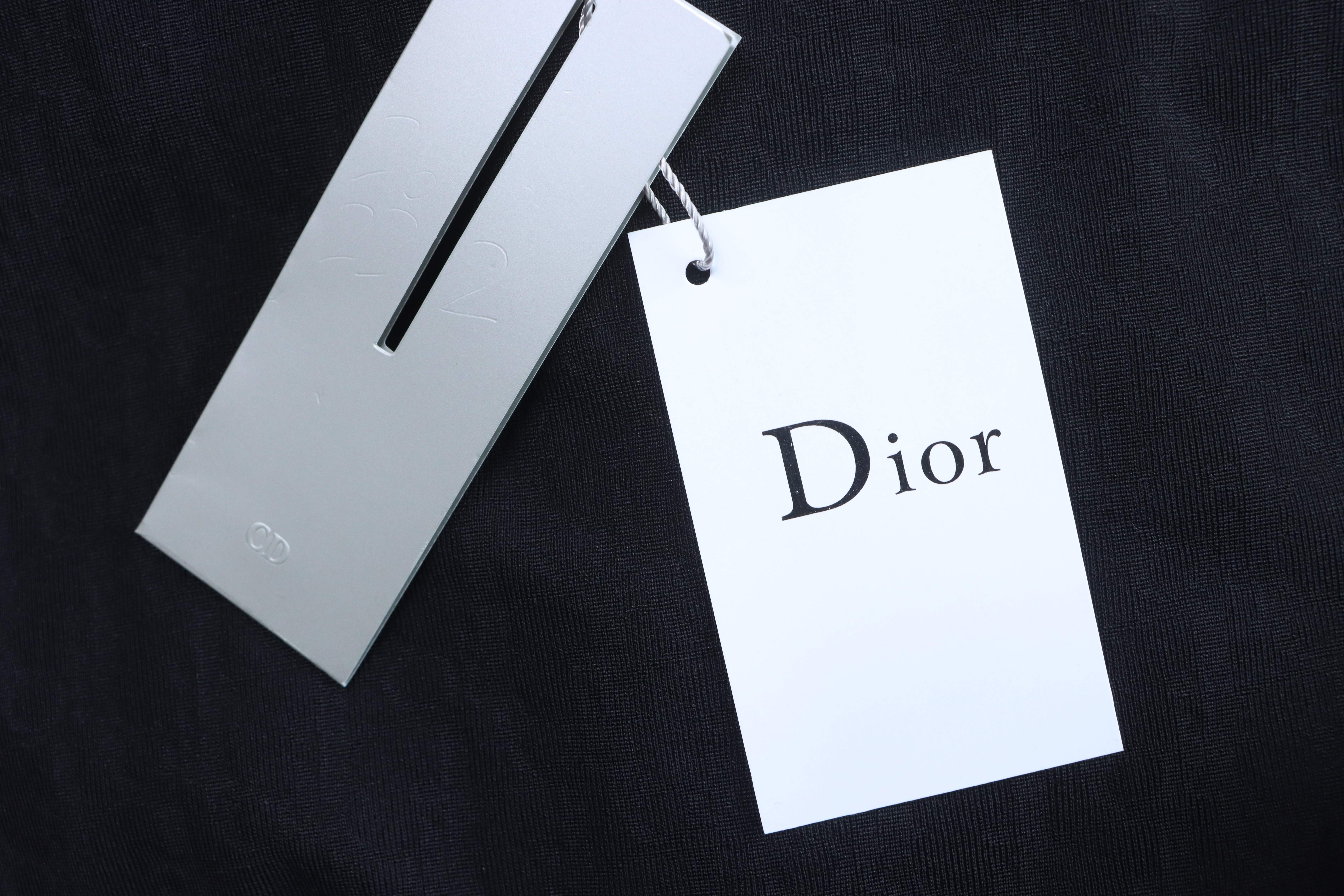 Dior All Over Monogram Jacquard Short Sleeve T-Shirt