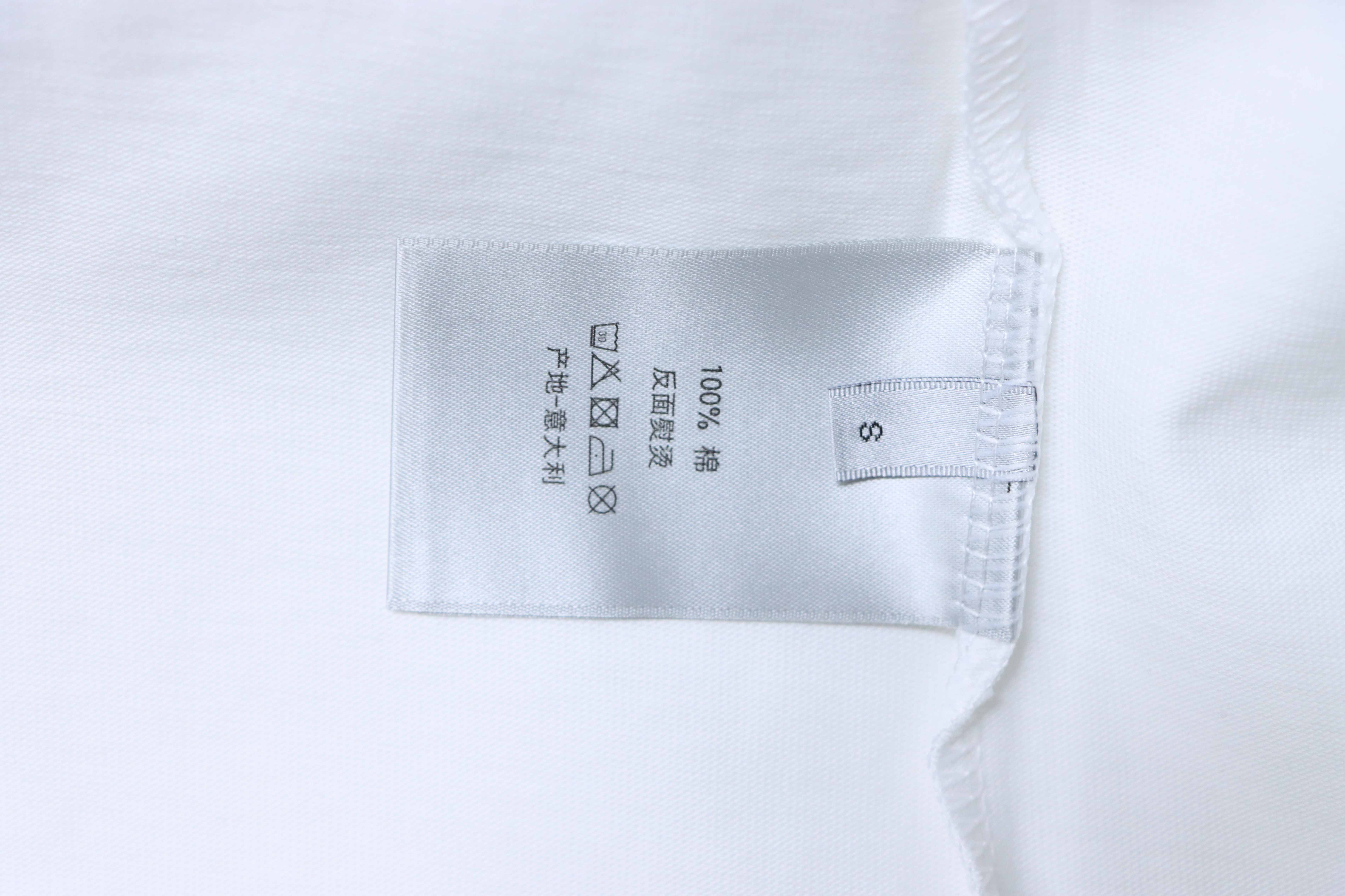 DIOR Back Large Logo Patch Letter Embroidered Short Sleeve T-Shirt